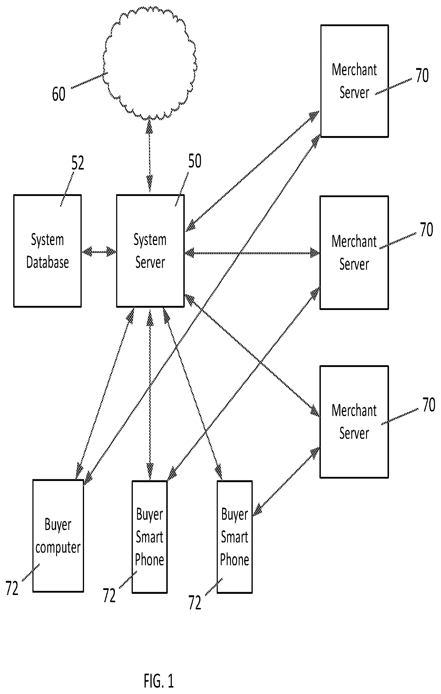 Patent US12316629 — System and method for passwordless logins — Figure 1