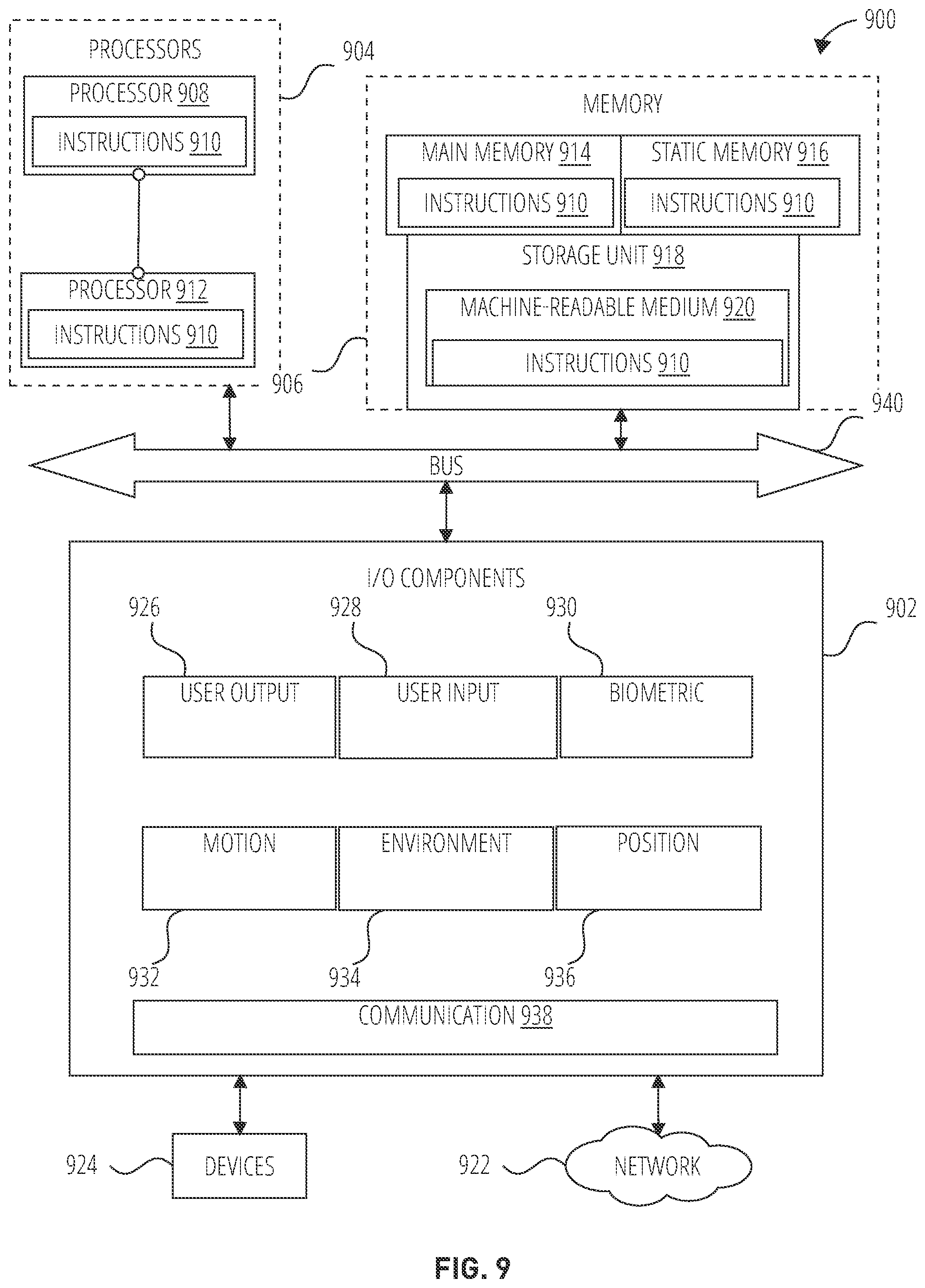 Patent US12316689 Figure 9 – Automatically navigating between rooms within a virtual conferencing system