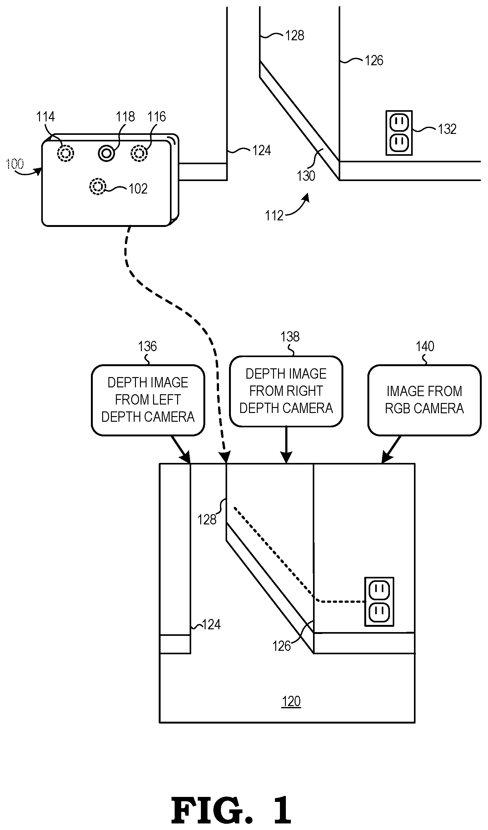 Patent US12316825 Figure 1 – Active stereo depth prediction based on coarse matching