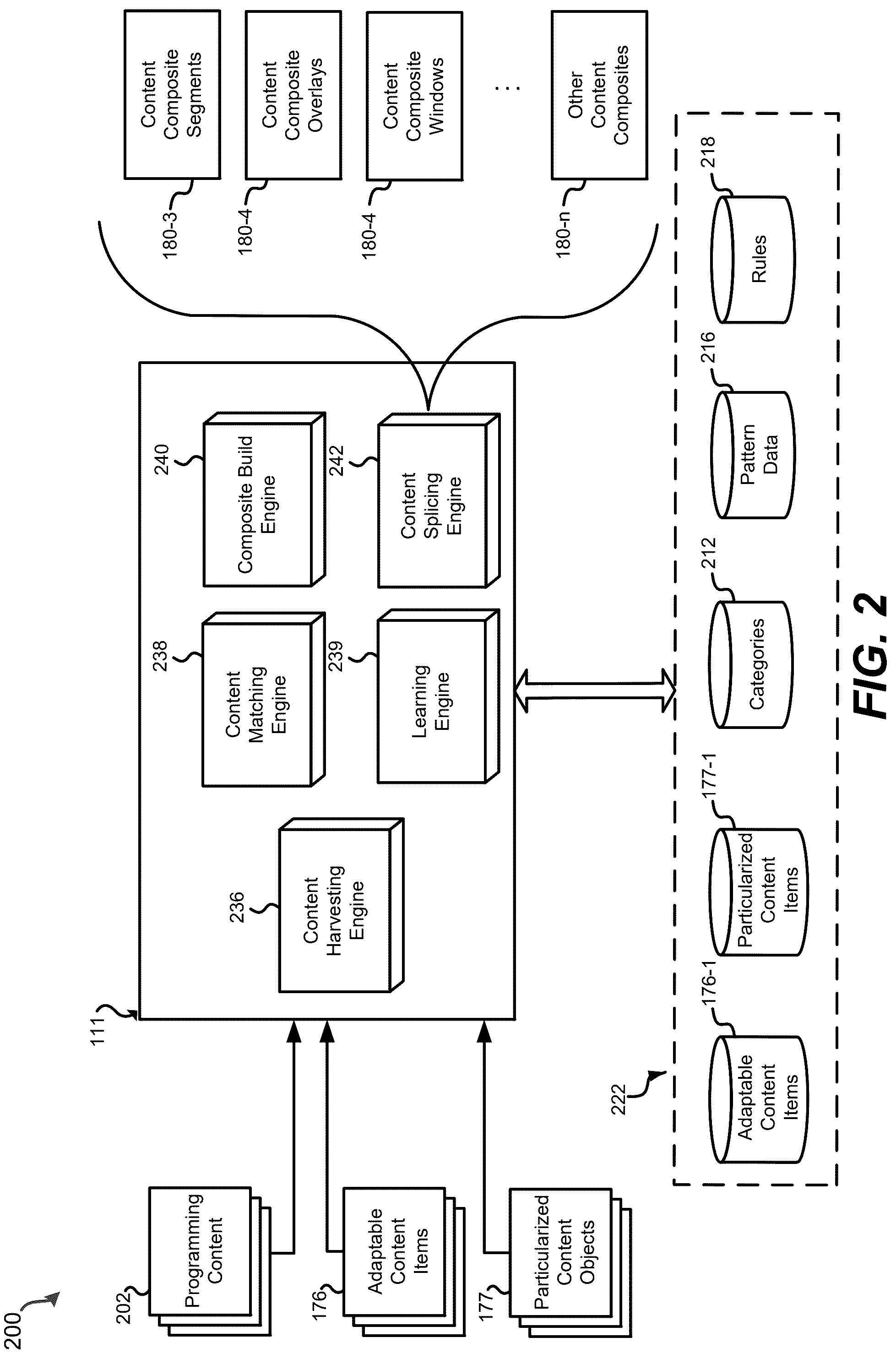 Patent US12316896 Figure 2 – Systems and methods for adapting content items to secured endpoint media device data