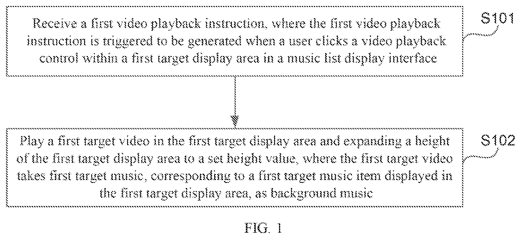 Patent US12316903 Figure 1 – Video playback control method and apparatus, electronic device and storage medium