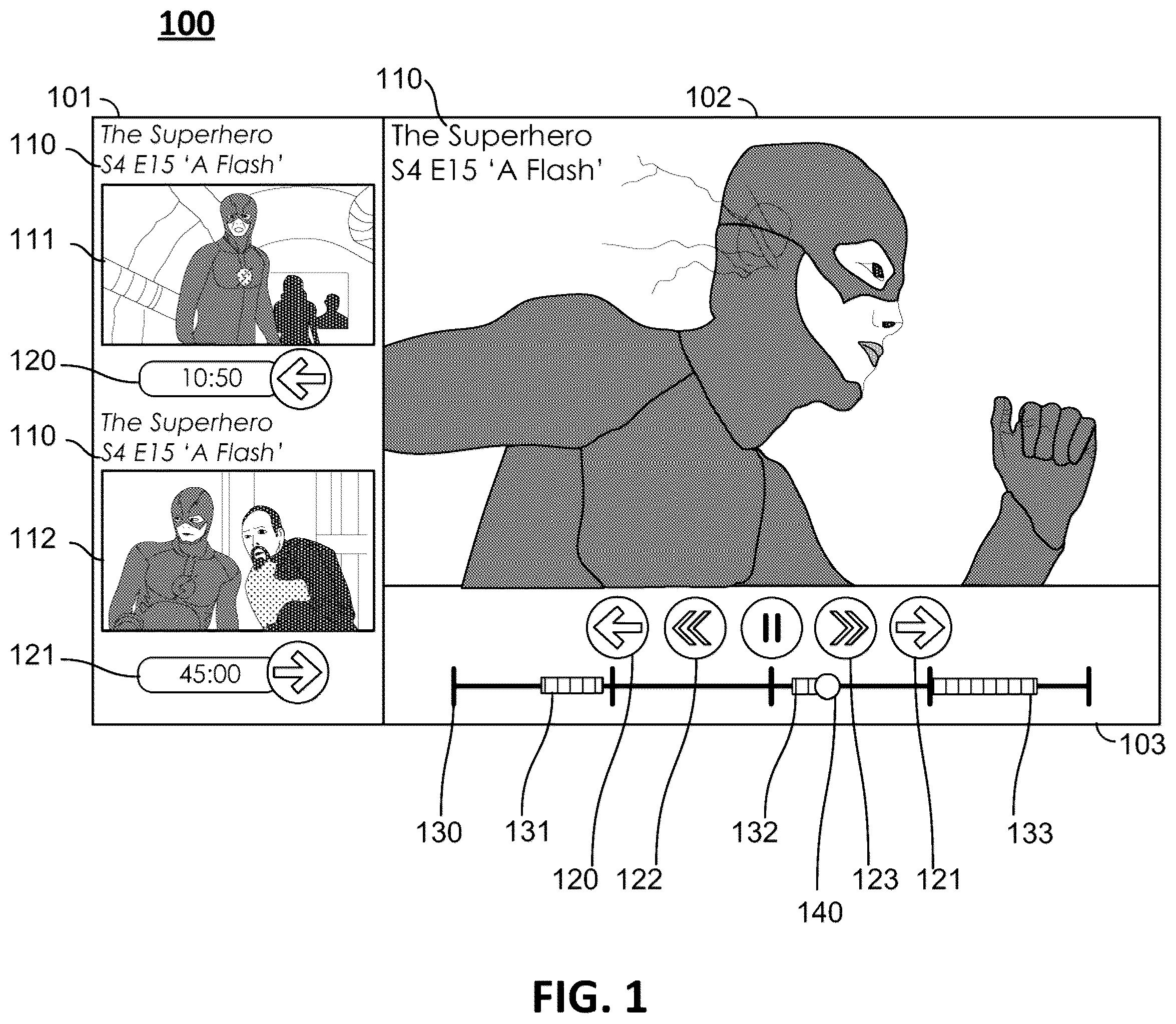 Patent US12316906 — Methods and systems for predictive buffering of related content segments — Figure 1