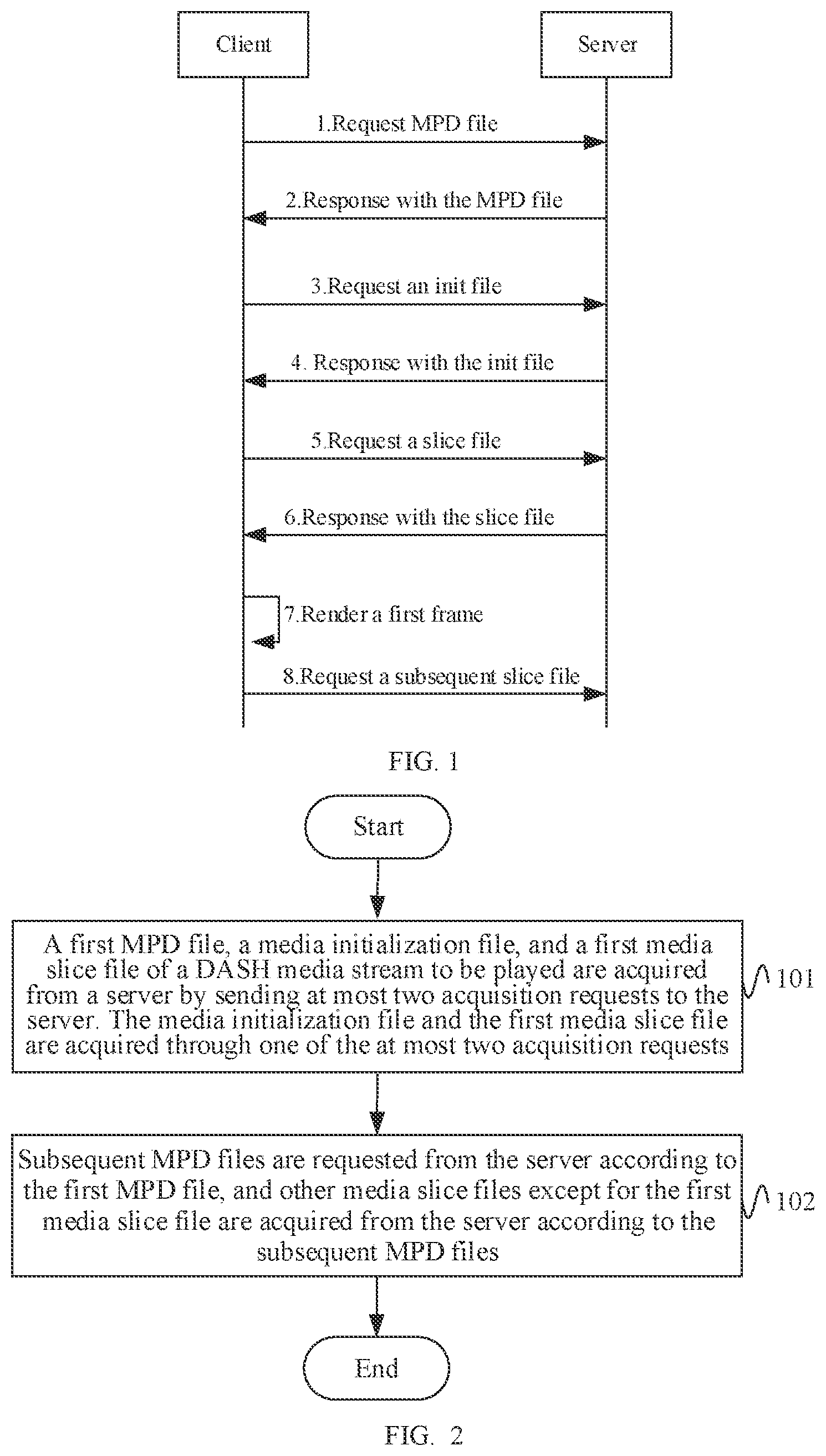 Patent US12316909 — Method for dash media streaming, electric device and storage medium — Figure 1