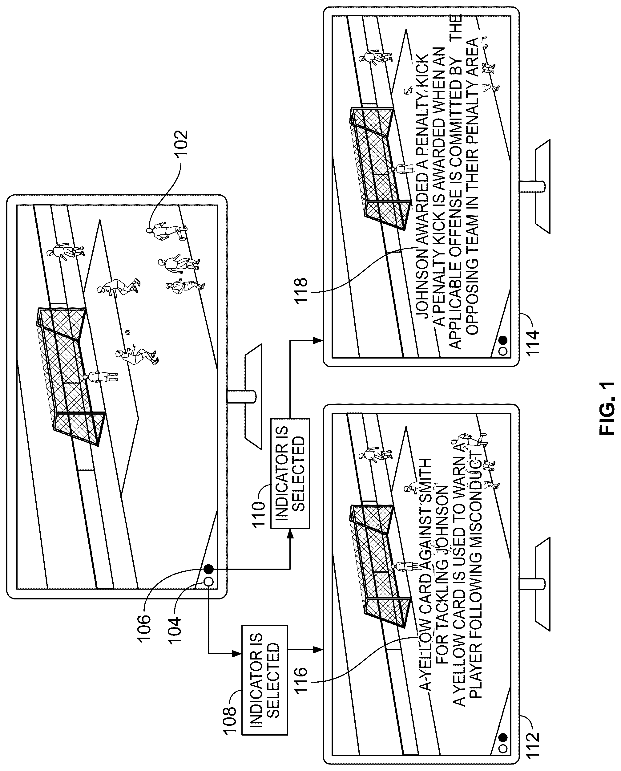 Patent US12316923 — Augmentation of audio/video content with enhanced interactive content — Figure 1