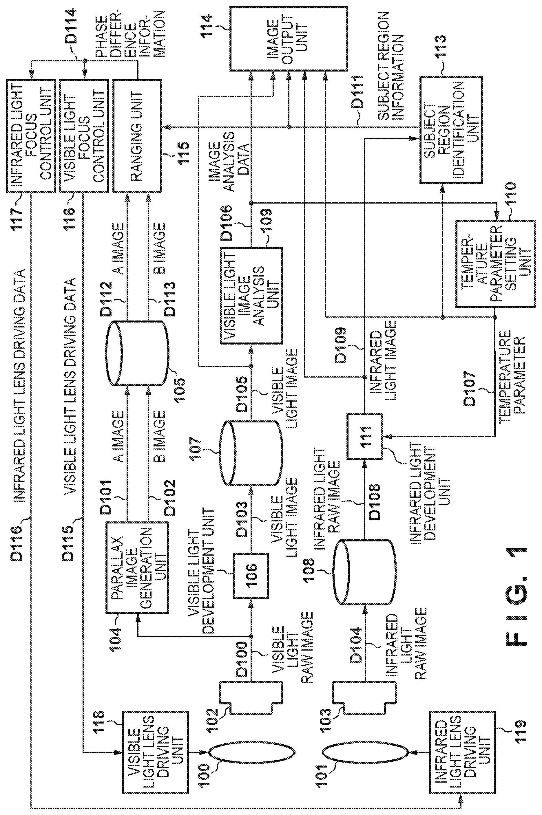 Patent US12316928 — Image processing apparatus, image capturing apparatus, image processing method, and storage medium — Figure 1