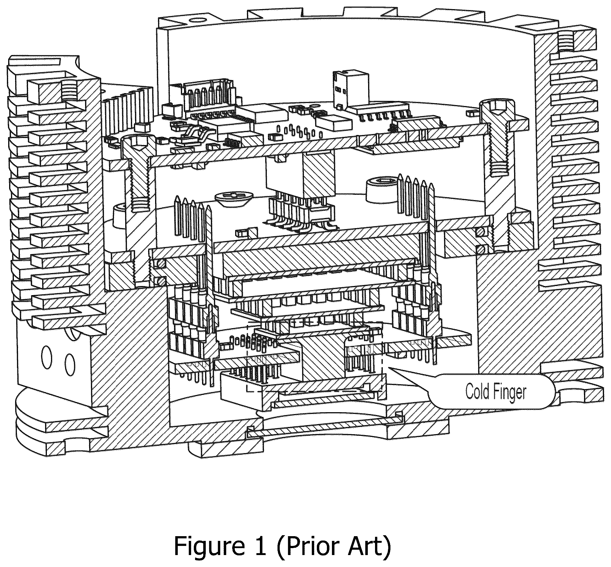Patent US12316935 — Electronic component assembly with thermally conductive structures for image sensors — Figure 1