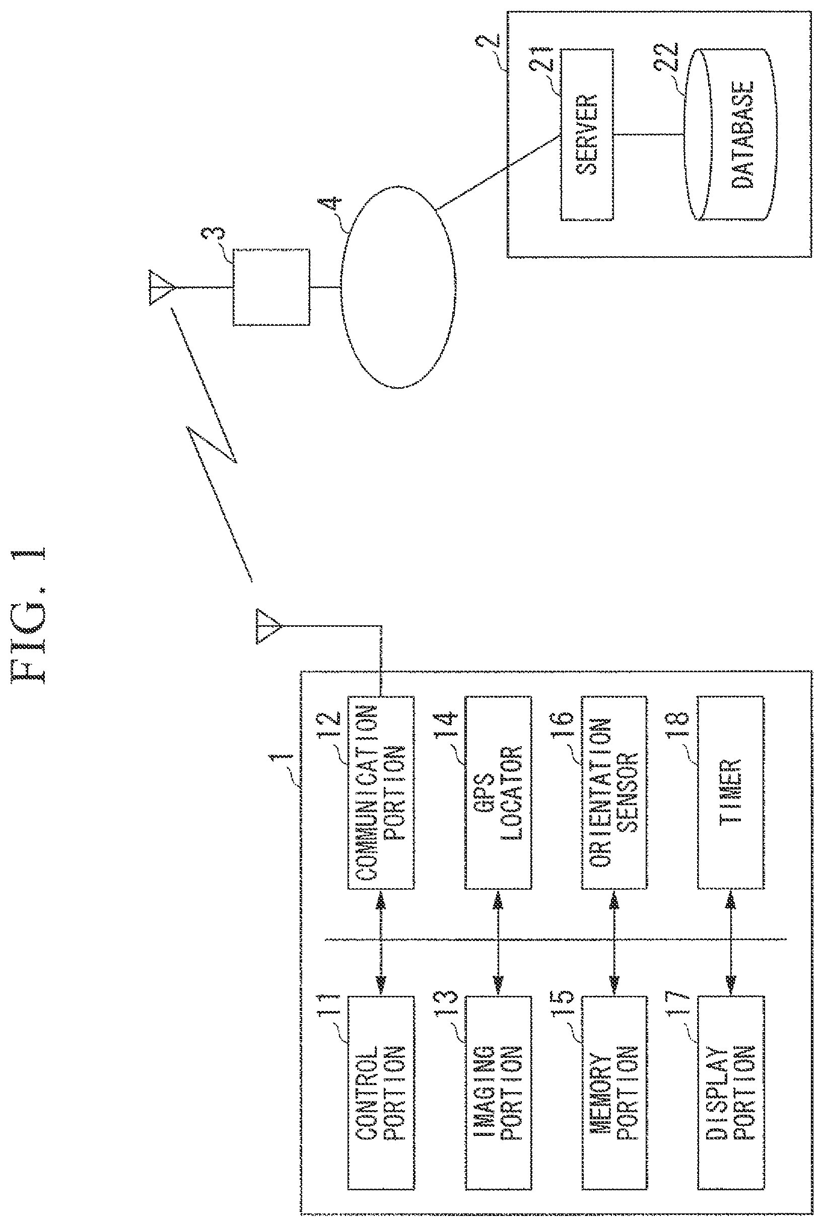 Patent US12316950 Figure 1 – Portable information device having real-time display with relevant information