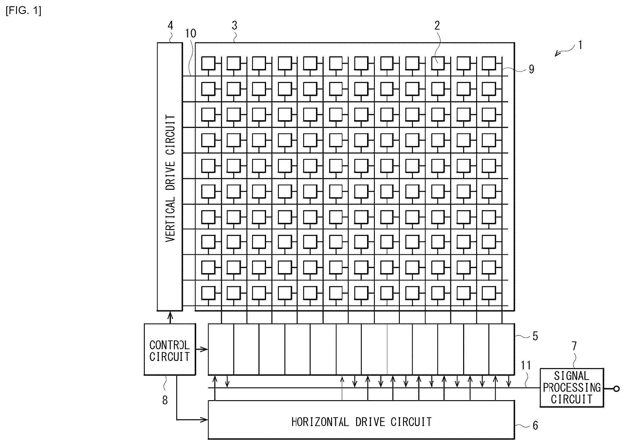 Patent US12316987 — Solid-state imaging device — Figure 1