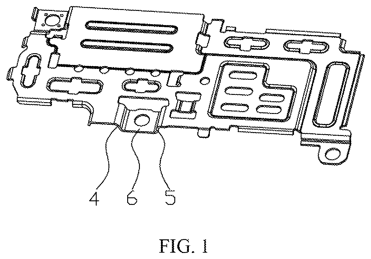 Patent US12317018 Figure 1 – Cover plate and speaker module