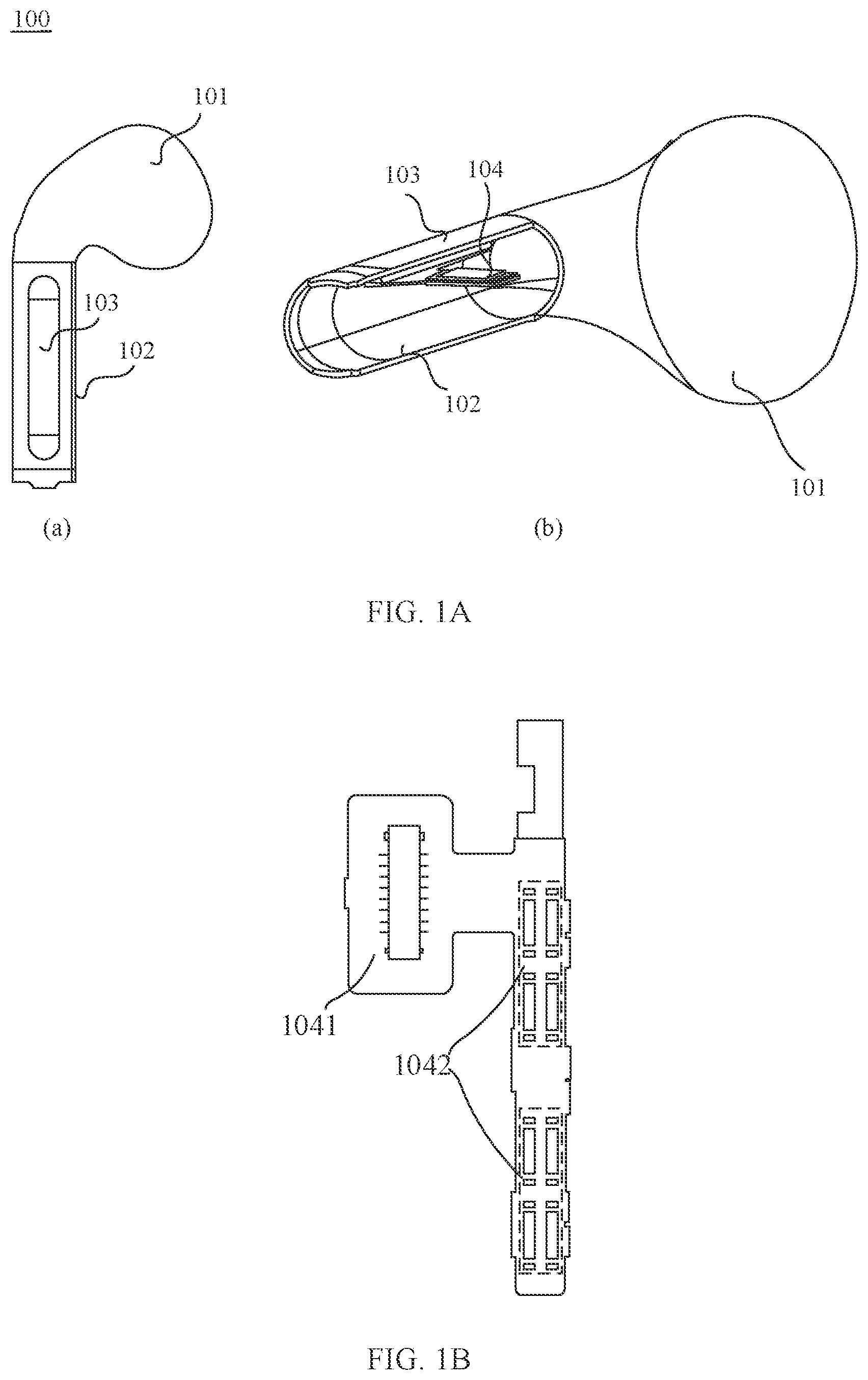 Patent US12317025 — Earphone — Figure 1