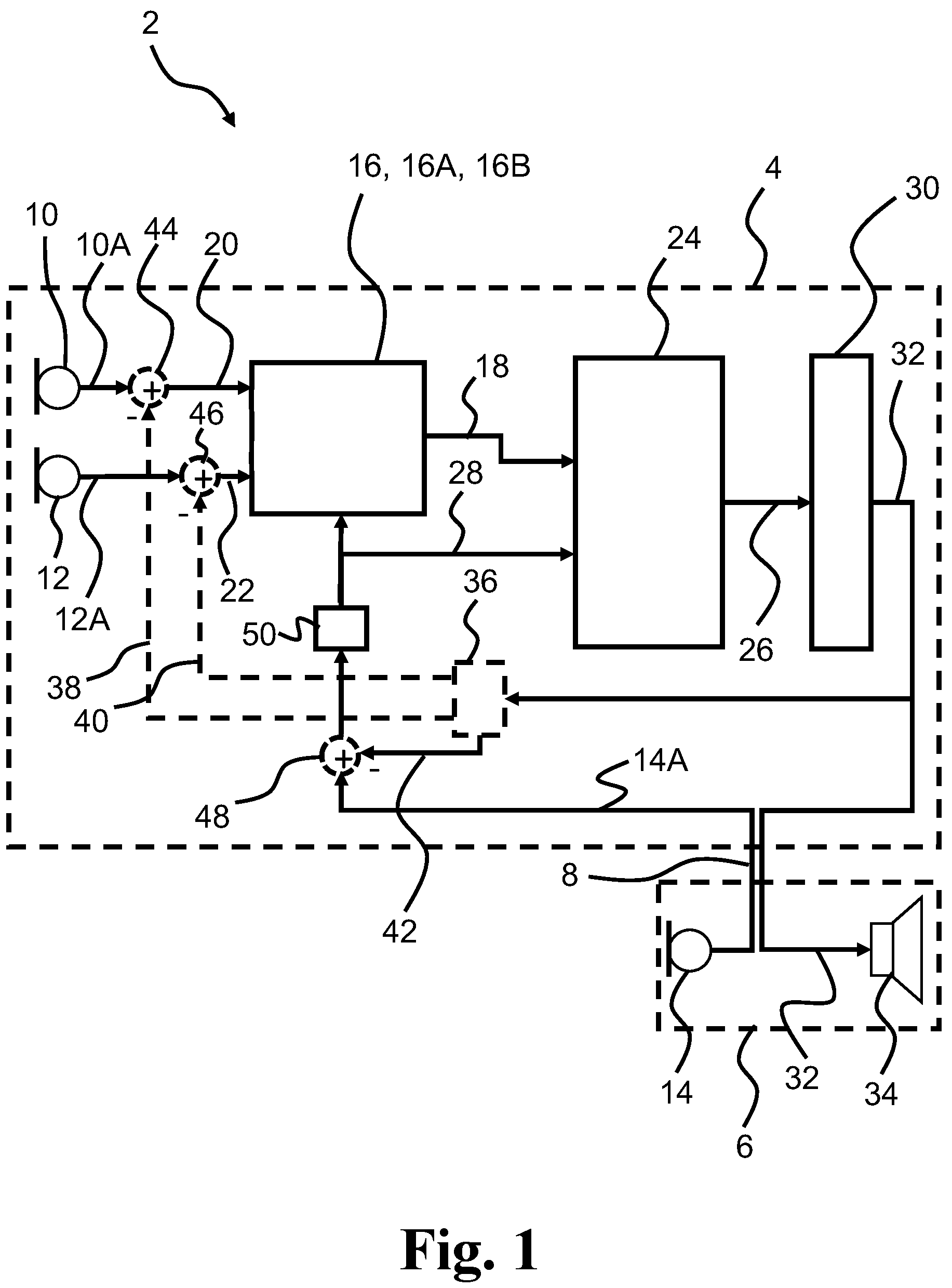 Patent US12317036 Figure 1 – Hearing device with adaptive pinna restoration