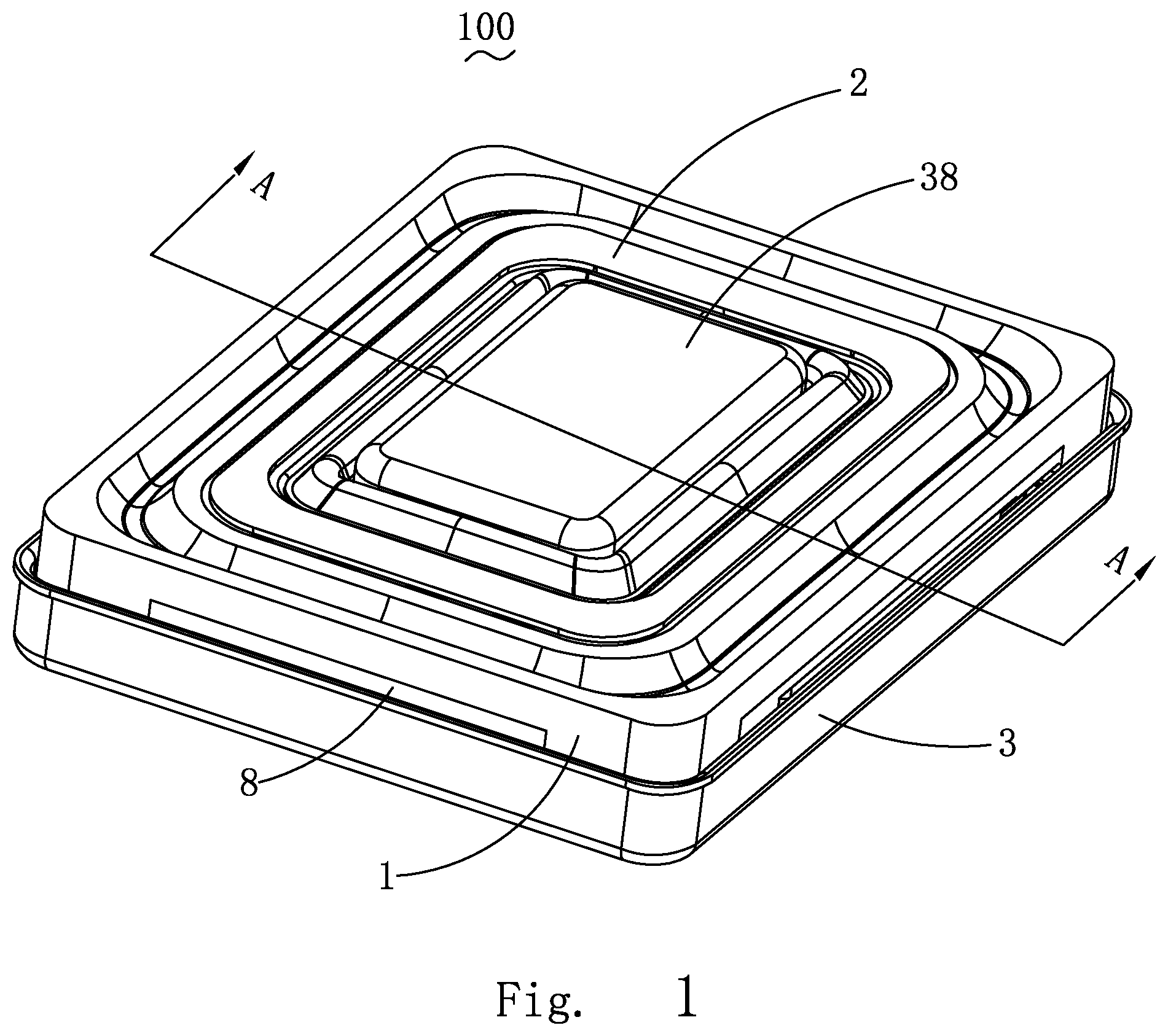 Patent US12317048 — Sounding device — Figure 1