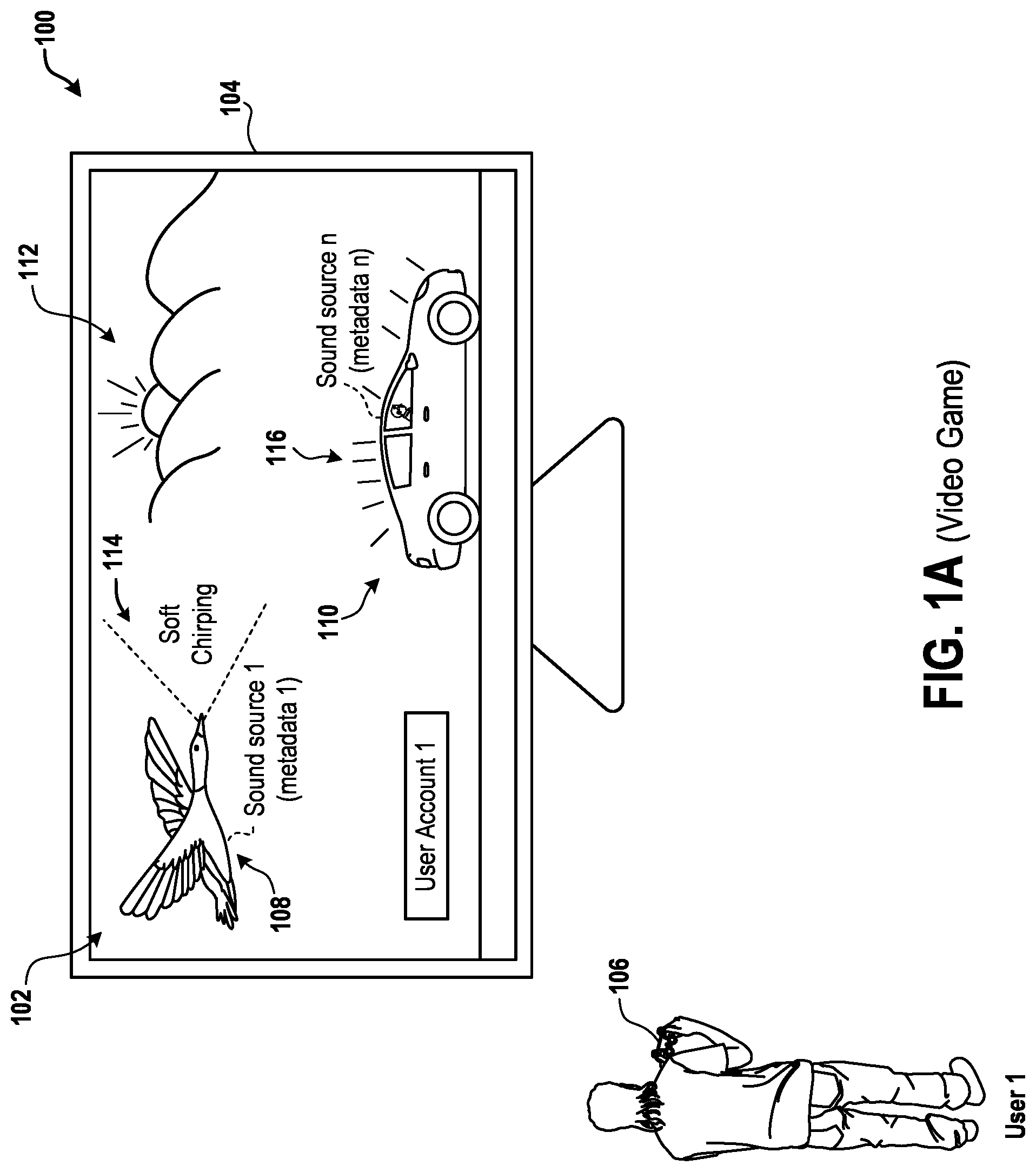 Patent US12317058 — Systems and methods for modifying spatial audio — Figure 1
