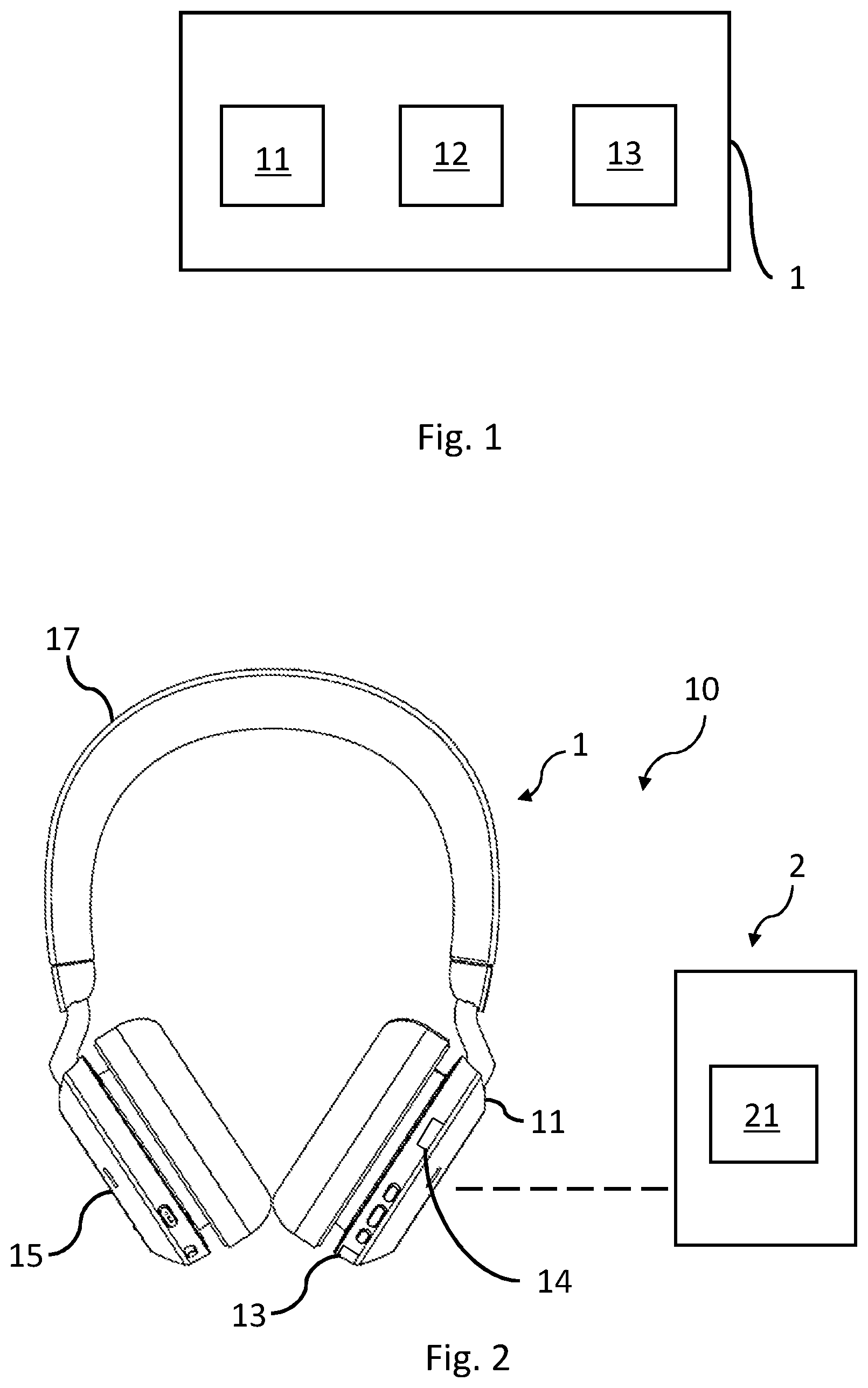 Patent US12317063 — Hearing device — Figure 1