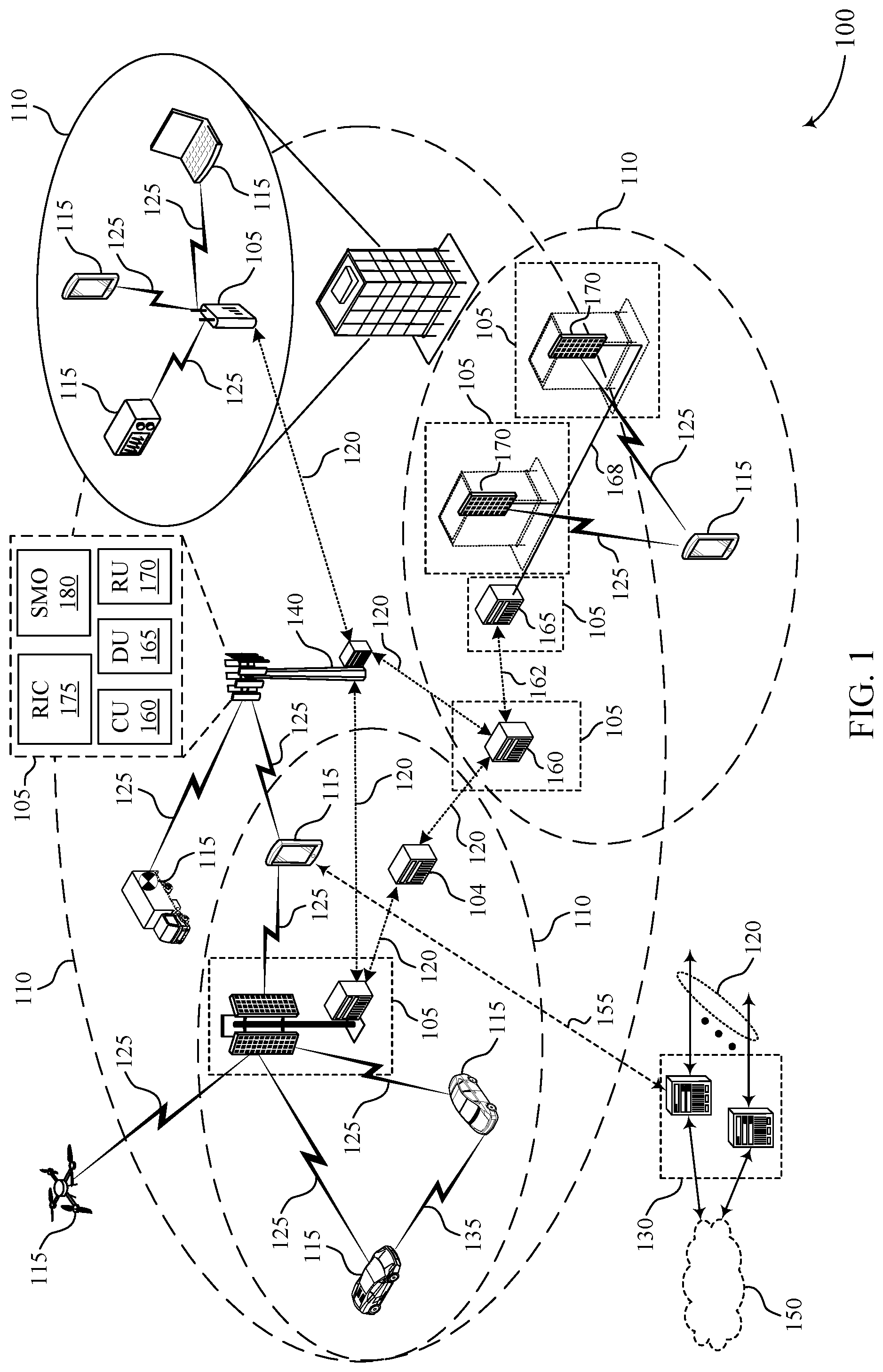 Patent US12317114 Figure 1 – Mobile network entity cross link interference measurement