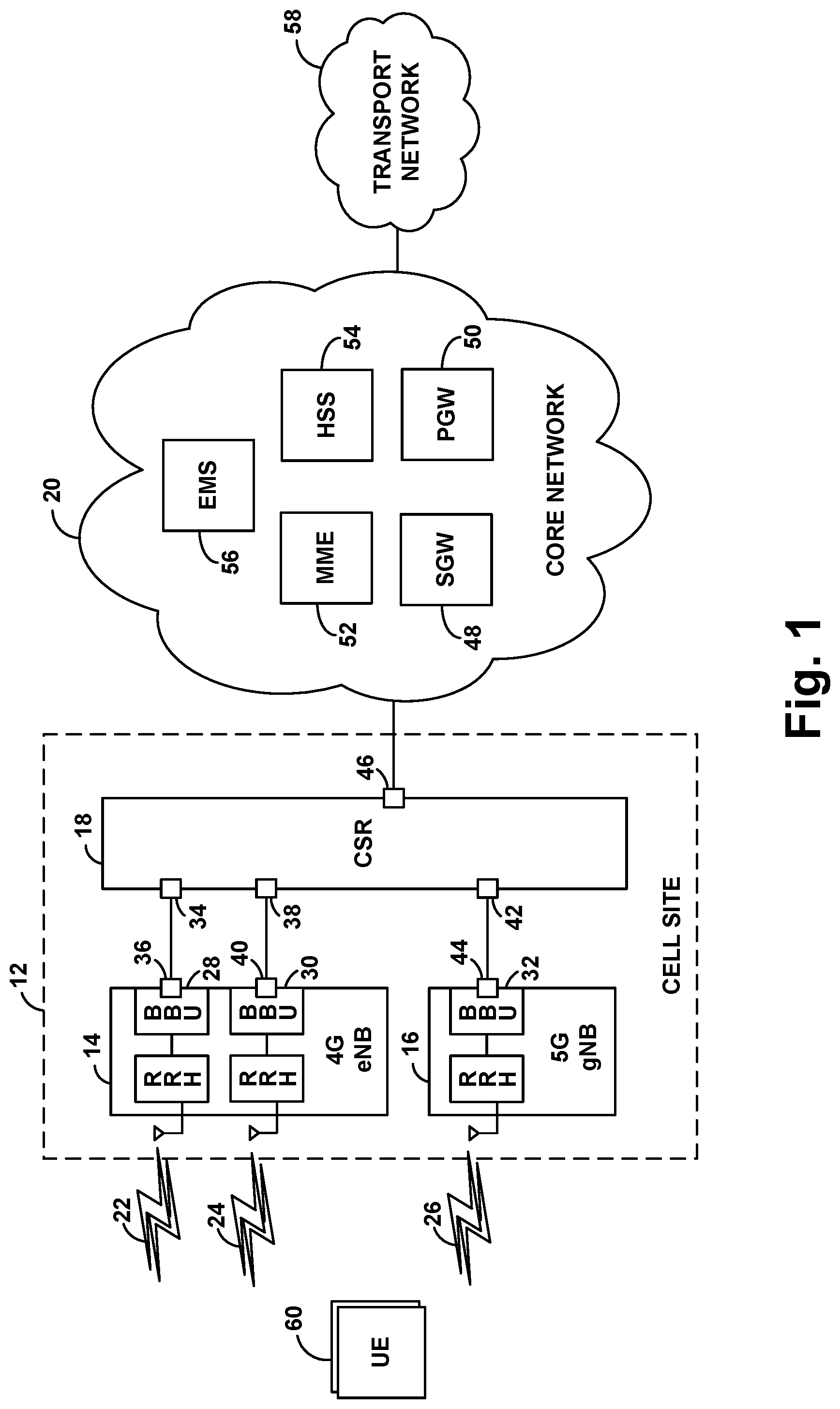 Patent US12317120 — Use of backhaul packet-drop rate as basis to control transport block size for air-interface communication — Figure 1