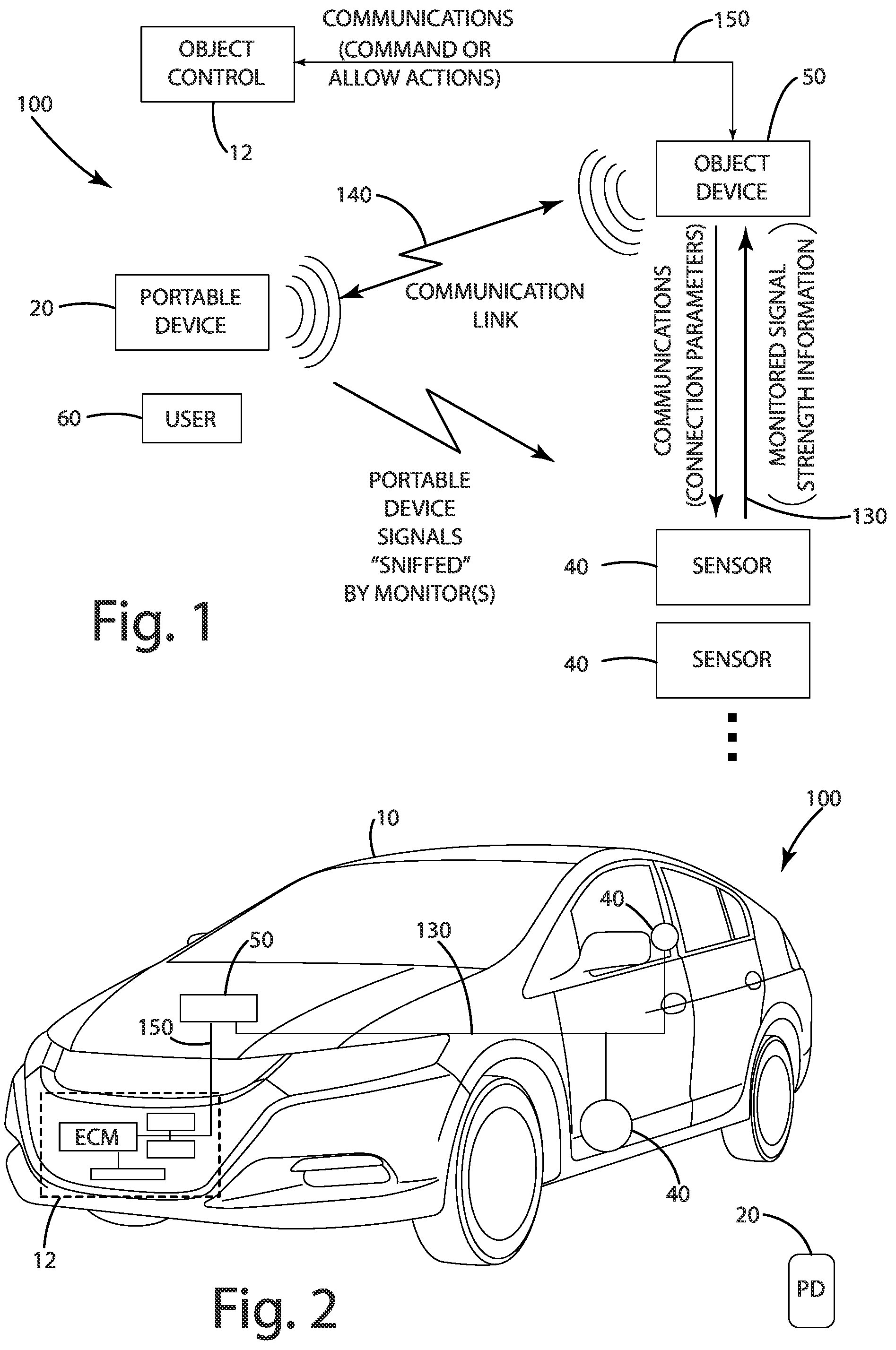 Patent US12317155 — System and method of calibration for establishing real-time location — Figure 1