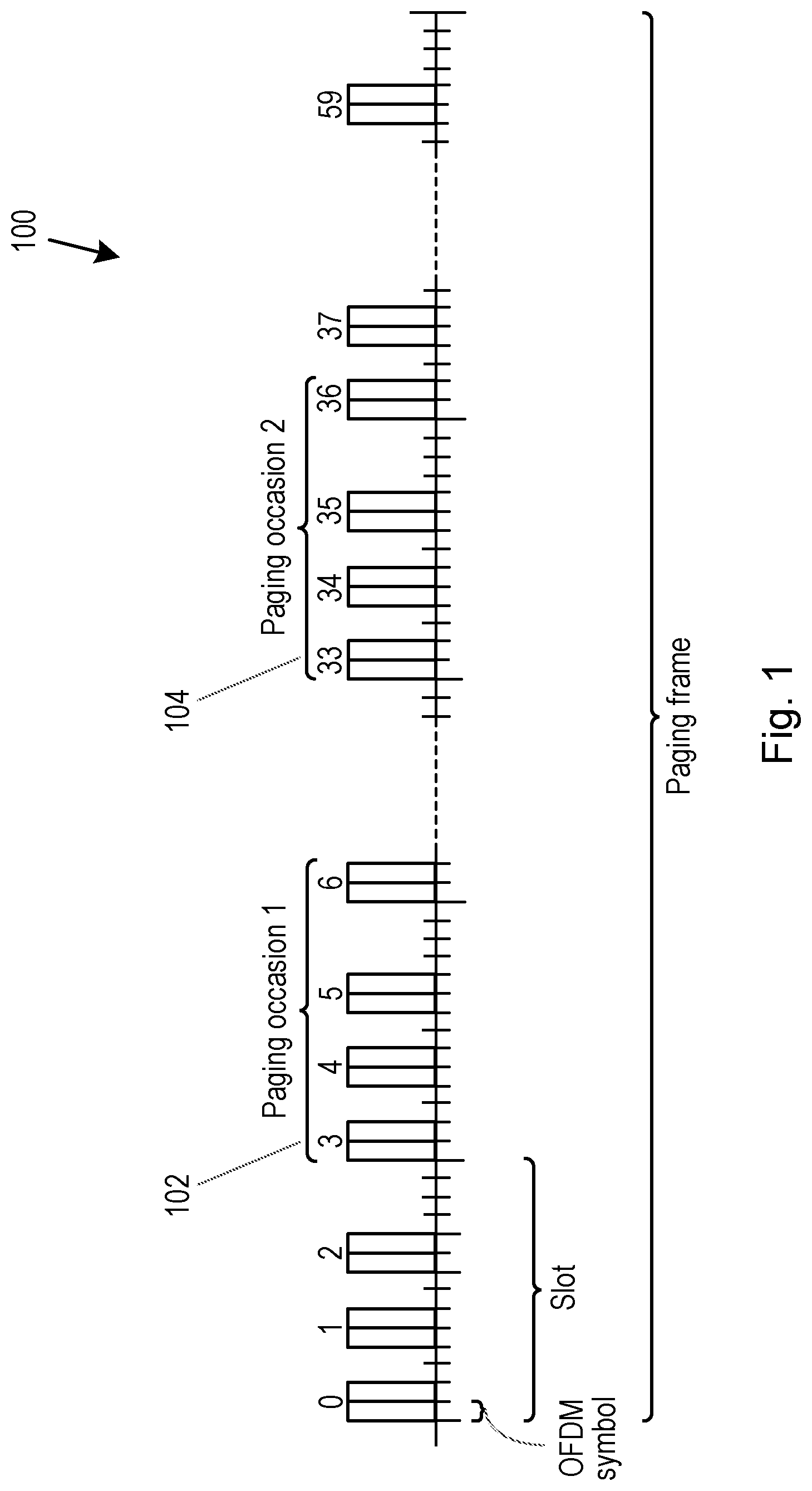 Patent US12317223 — Release, suspend and reconfiguration in paging — Figure 1