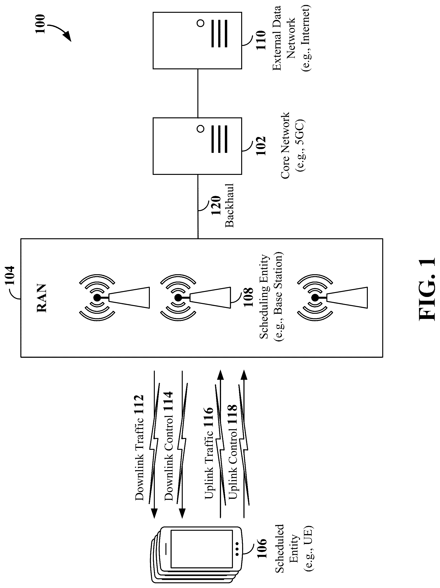 Patent US12317268 — Transmission configuration indicator (TCI) for flexible multiple transmission and reception point (mTRP) beam indication and multiplexing configurations — Figure 1