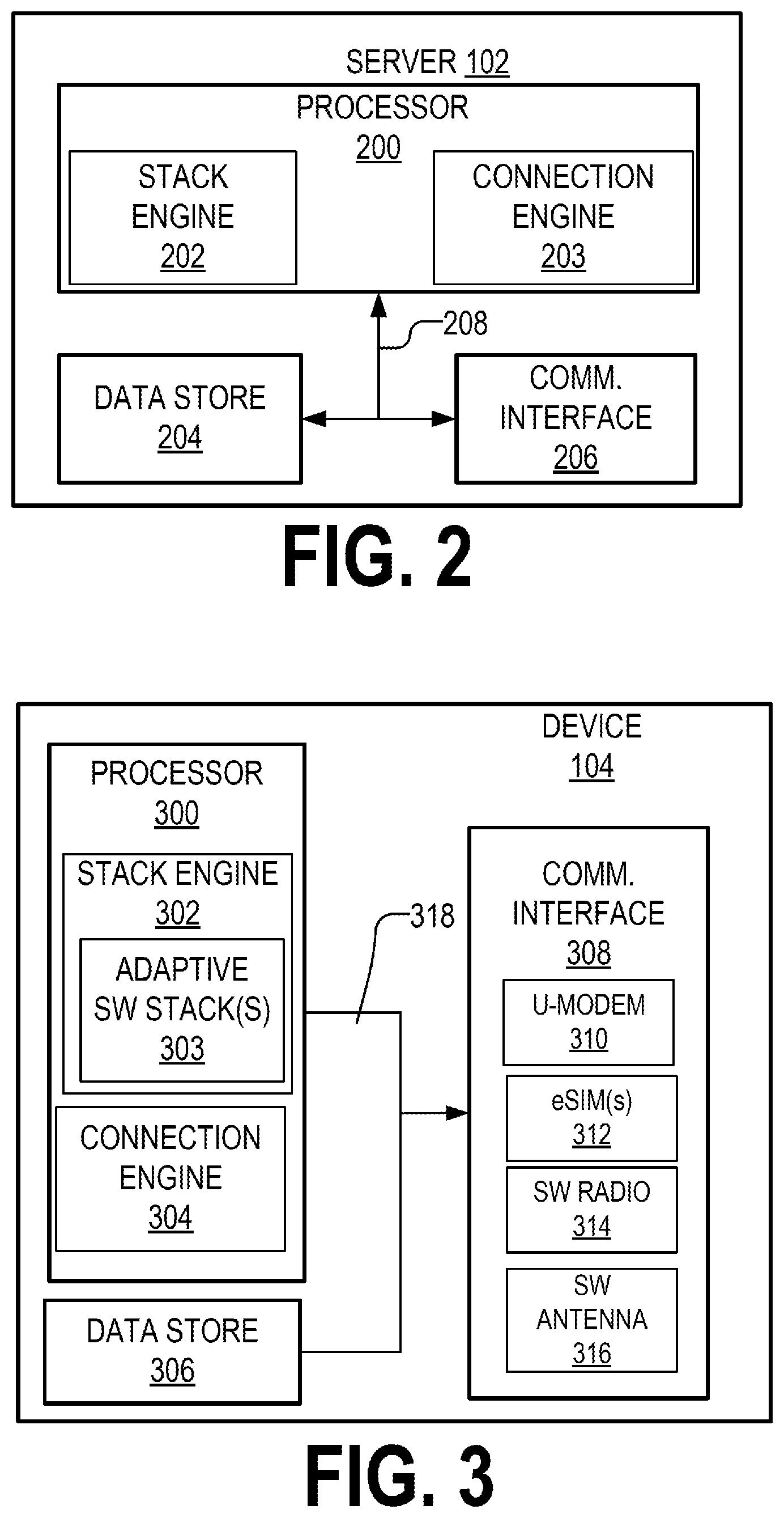 Patent US12317344 Figure 2 – Rightsizing software stacks