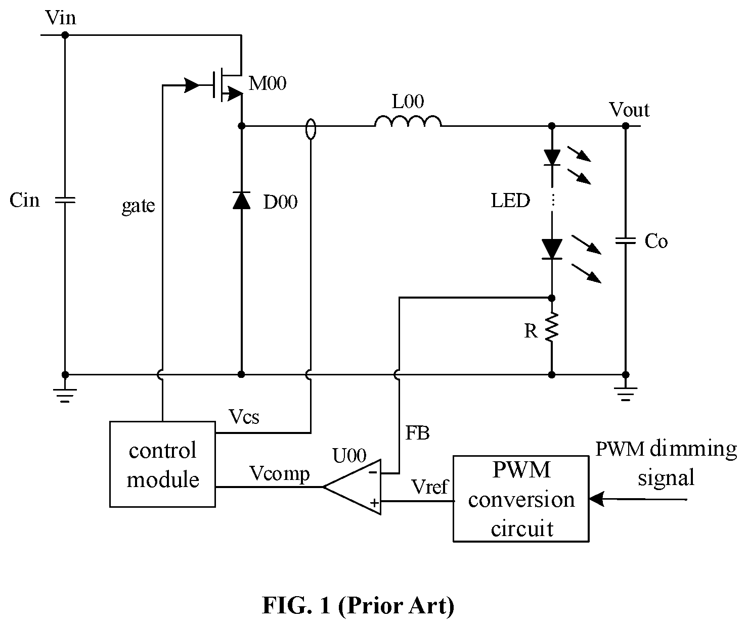 Patent US12317382 — Dimming method and dimming circuit — Figure 1