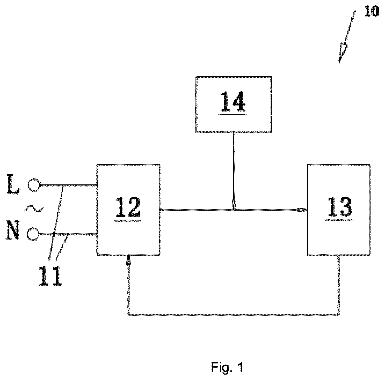 Patent US12317383 — Lighting apparatus — Figure 1