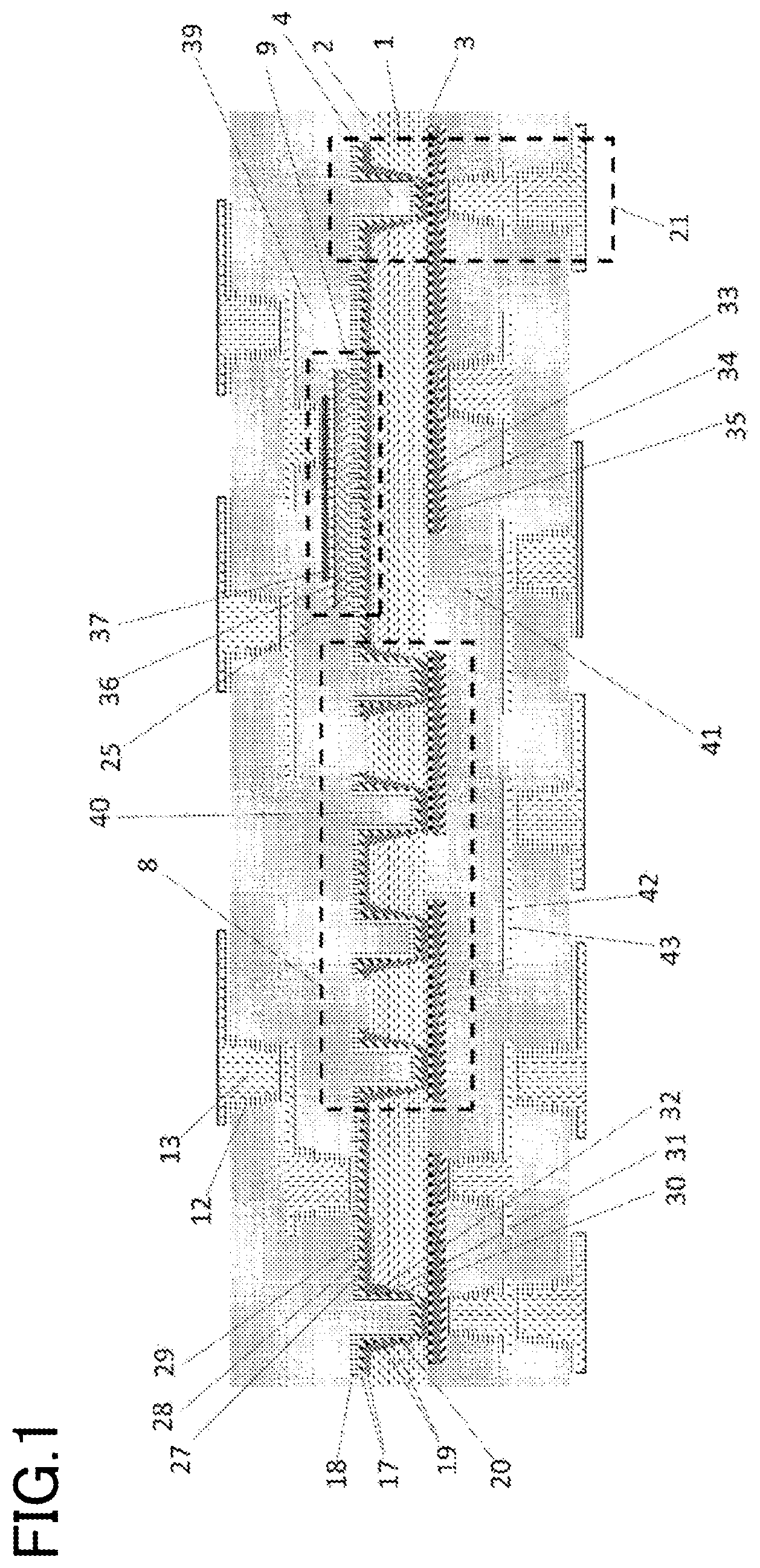 Patent US12317411 Figure 1 – Glass core wiring substrate incorporating high-frequency filter, high-frequency module using the same, and method of manufacturing glass core wiring substrate incorporating high-frequency filter