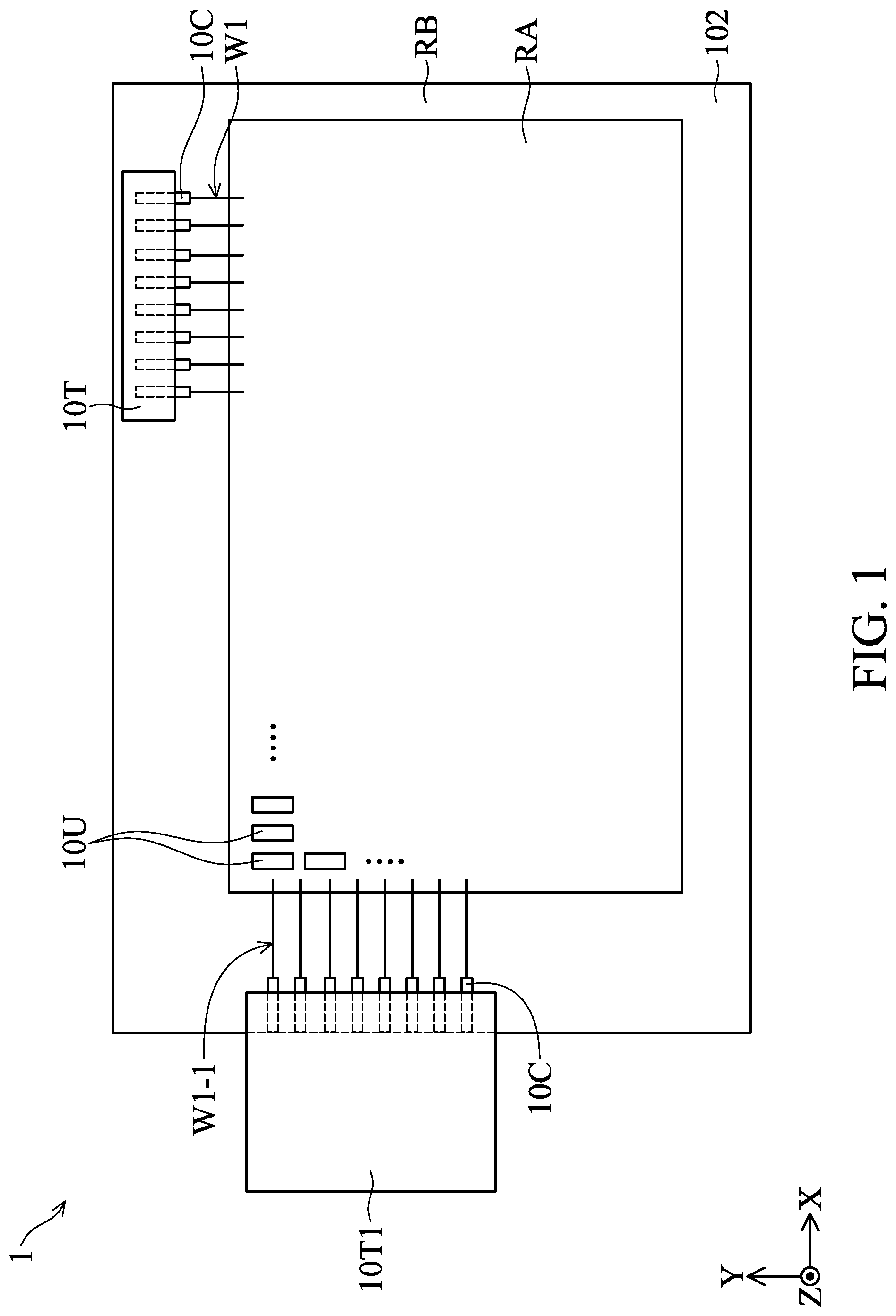 Patent US12317417 Figure 1 – Connection structure and electronic device