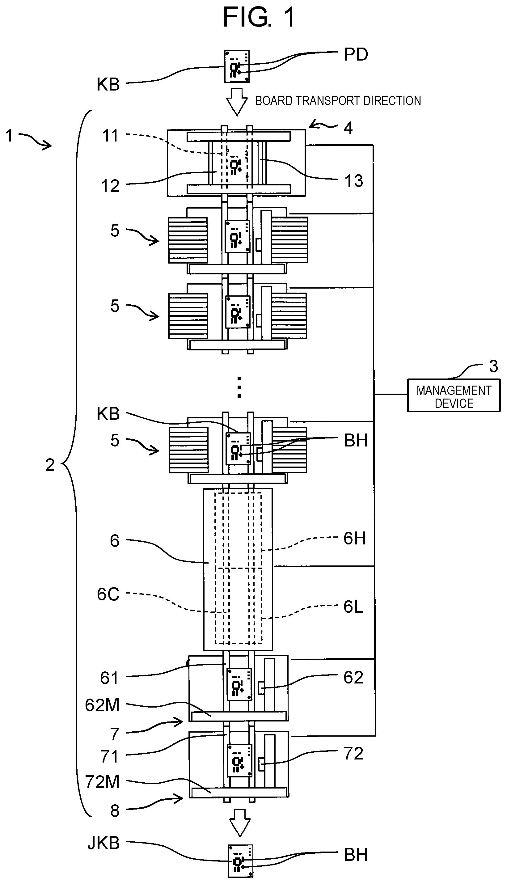 Patent US12317422 — Component mounting system — Figure 1