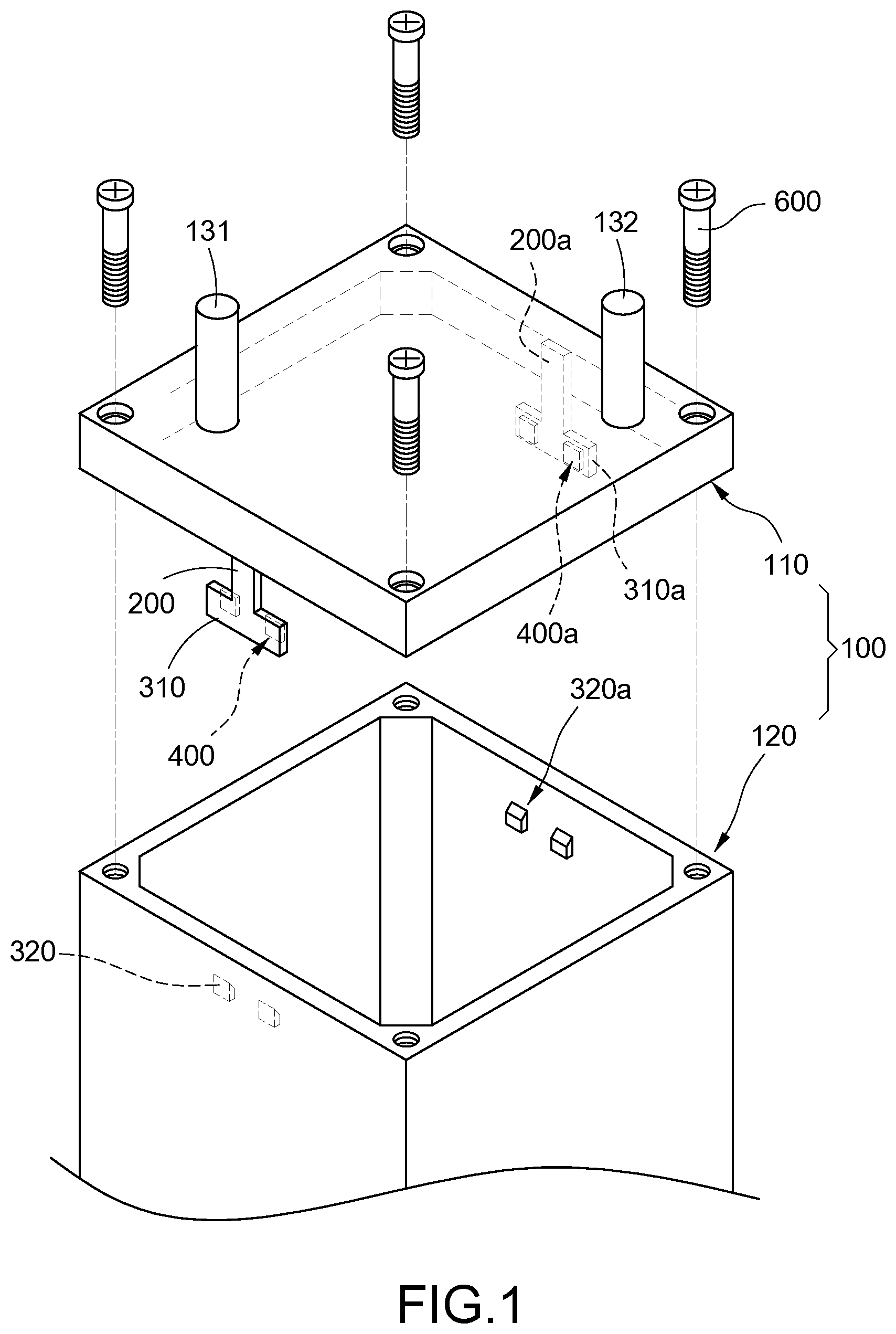 Patent US12317433 — Case of electronic device and unlocking method thereof — Figure 1