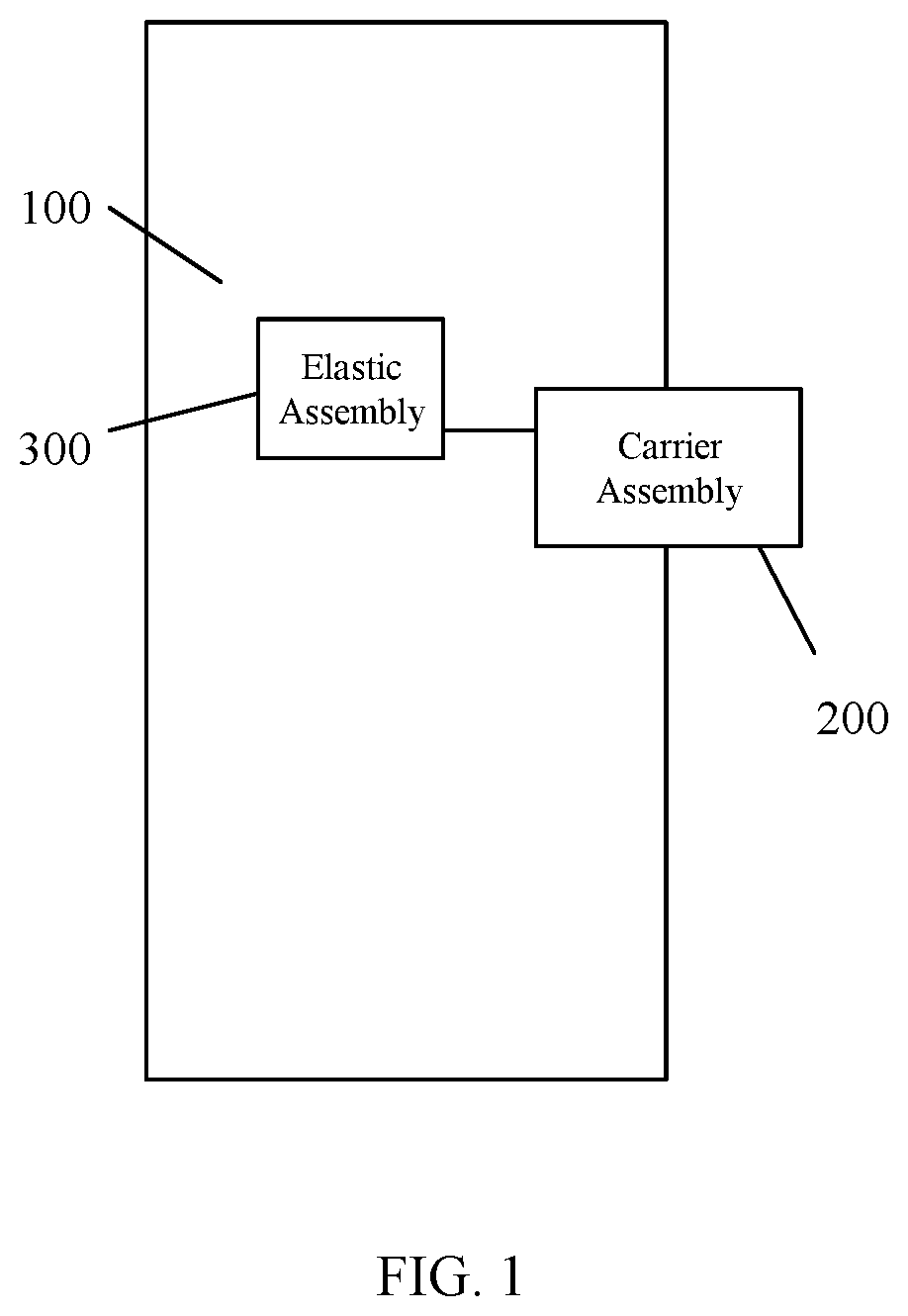 Patent US12317437 — Support device and electronic apparatus — Figure 1