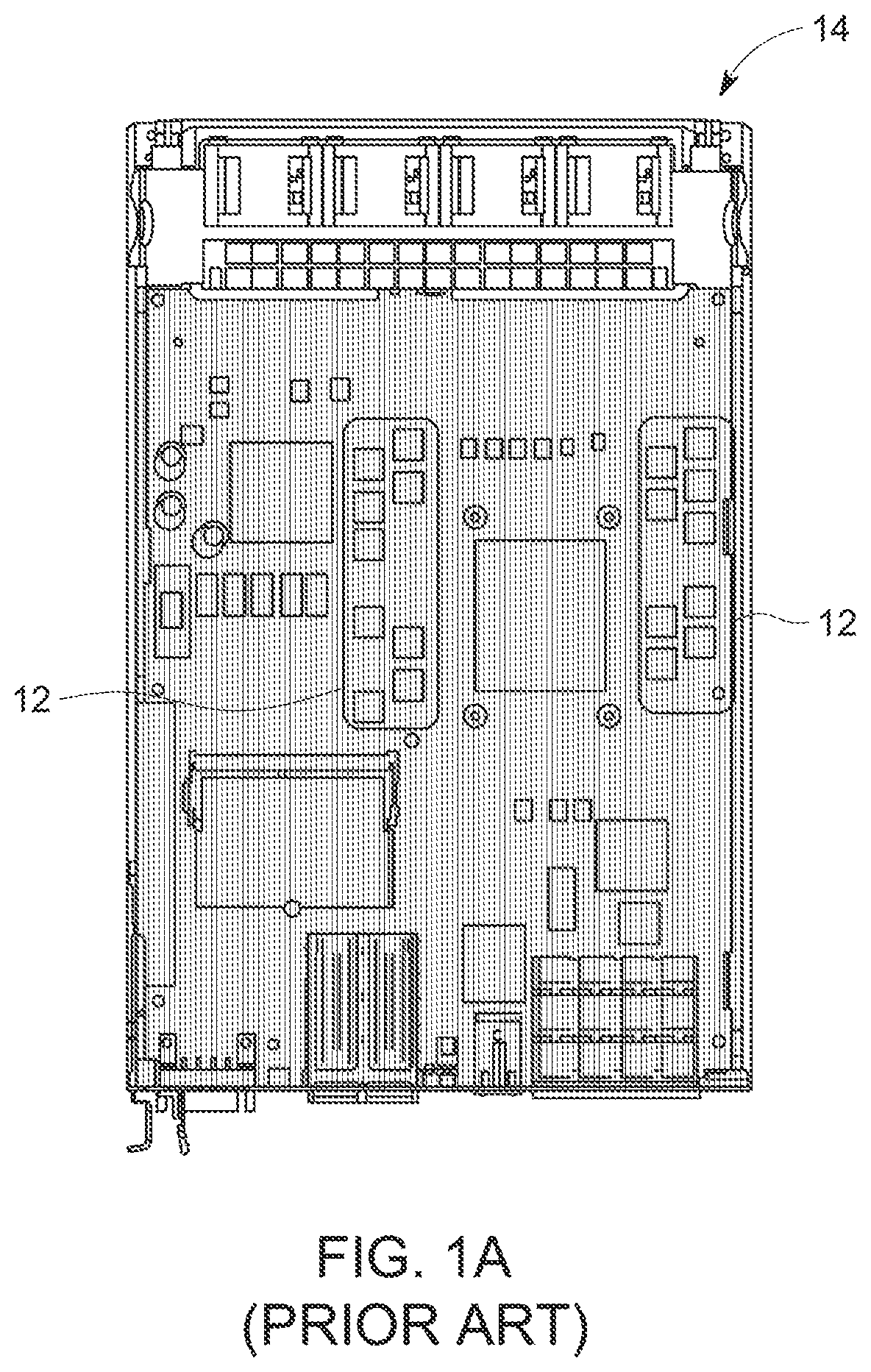 Patent US12317438 — Dust-proof mechanism for memory module — Figure 1