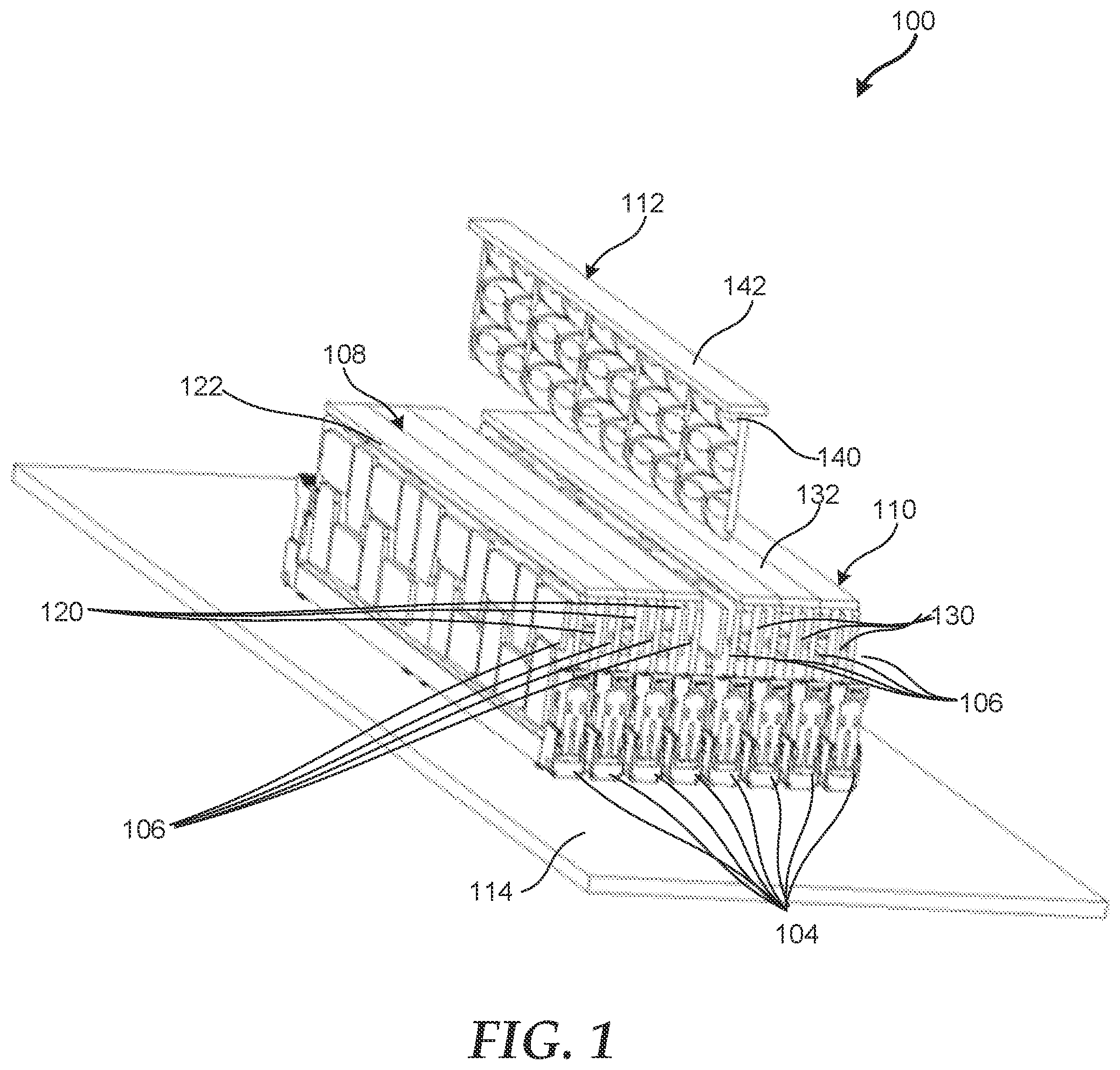 Patent US12317445 — Simplified air flow enhancement for component cooling — Figure 1