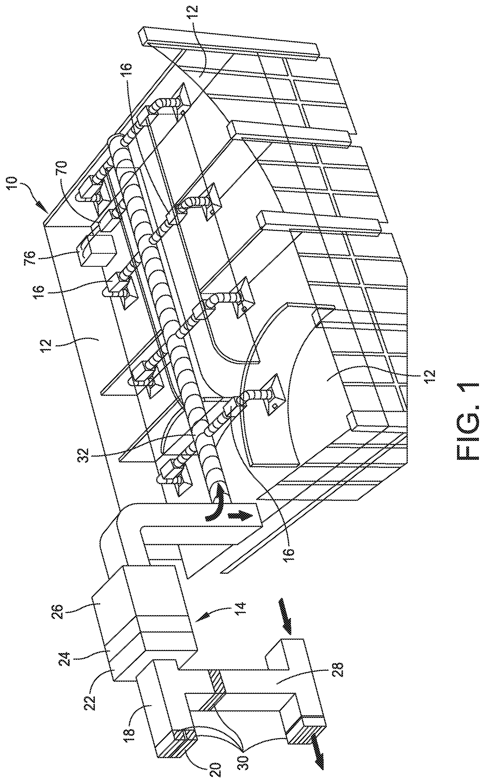 Patent US12317455 — Information technology equipment cooling system and related methods — Figure 1