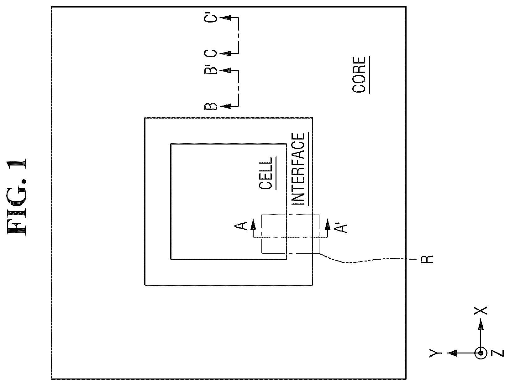 Patent US12317467 Figure 1 – Semiconductor device comprising work function metal pattern in boundary region and method for fabricating the same