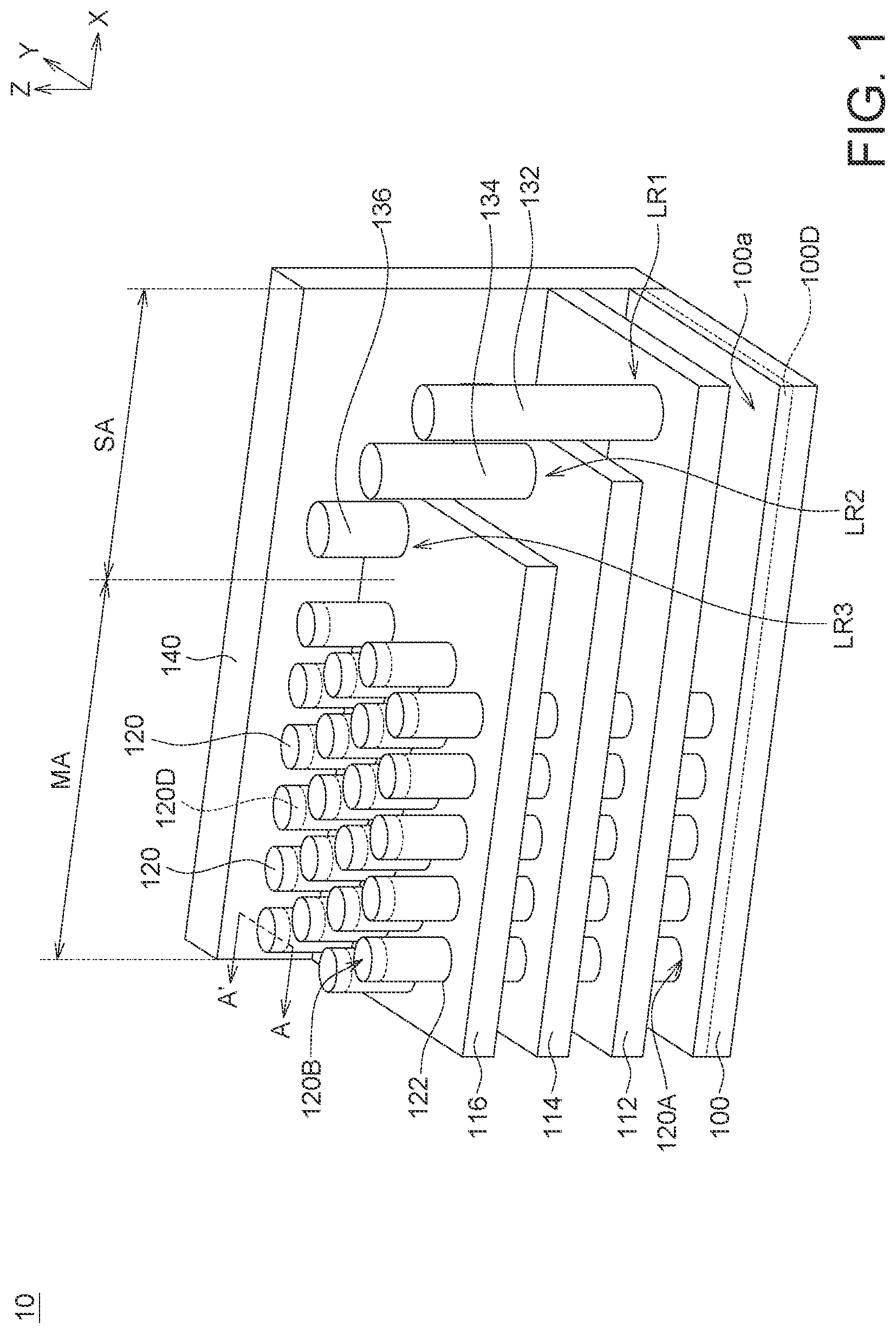 Patent US12317476 — Memory structure — Figure 1