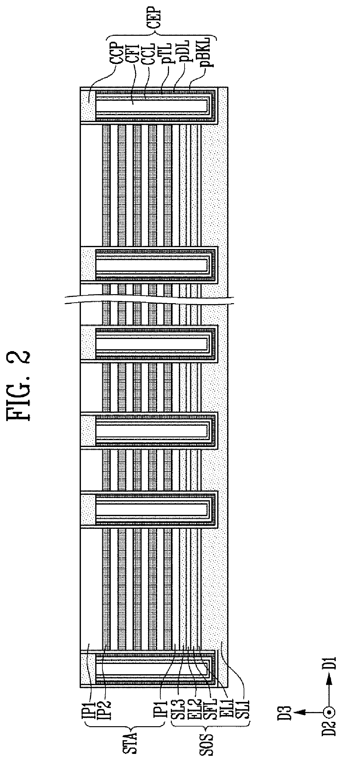 Patent US12317486 Figure 5 – Semiconductor device and manufacturing method of the semiconductor device