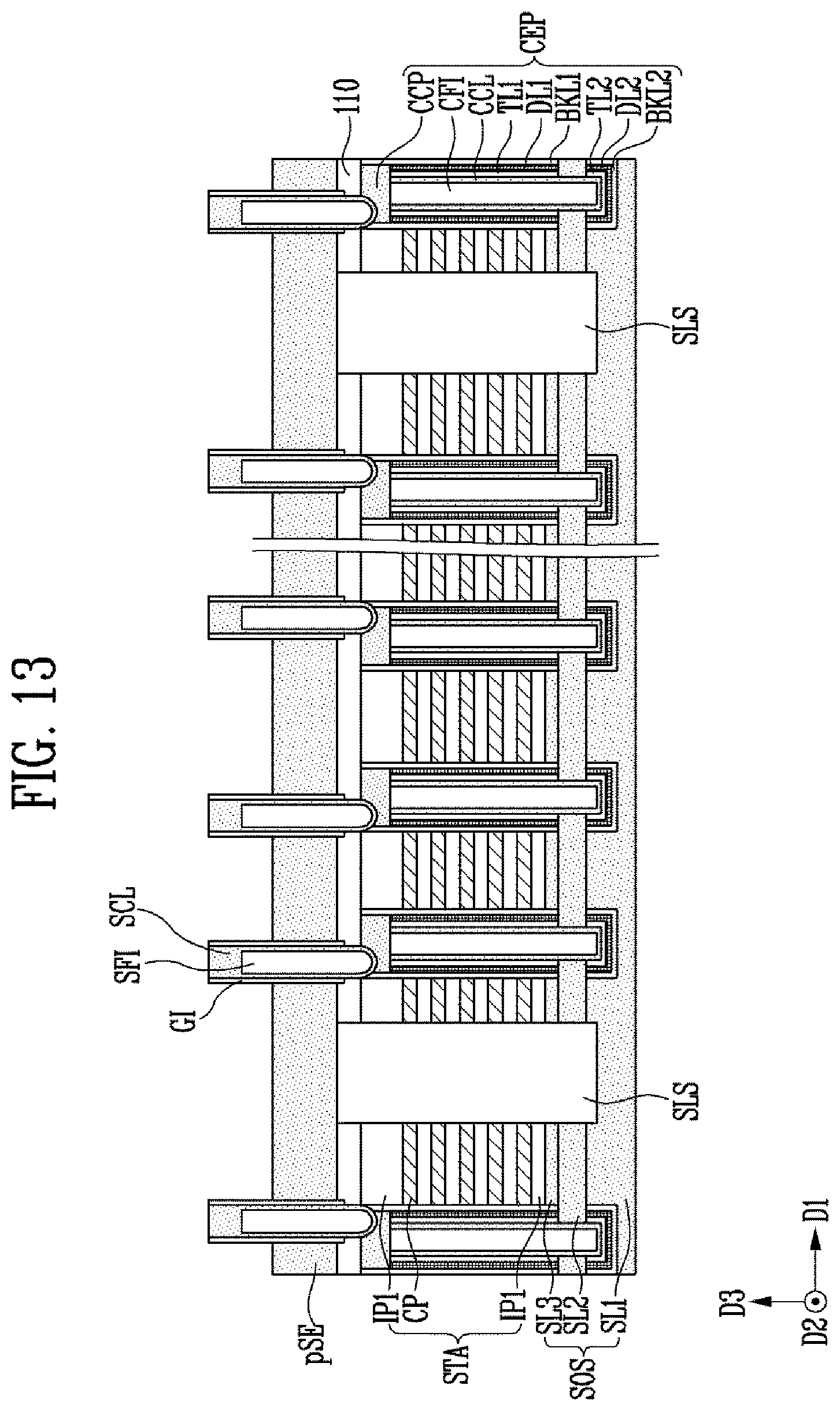 Patent US12317486 Figure 19 – Semiconductor device and manufacturing method of the semiconductor device