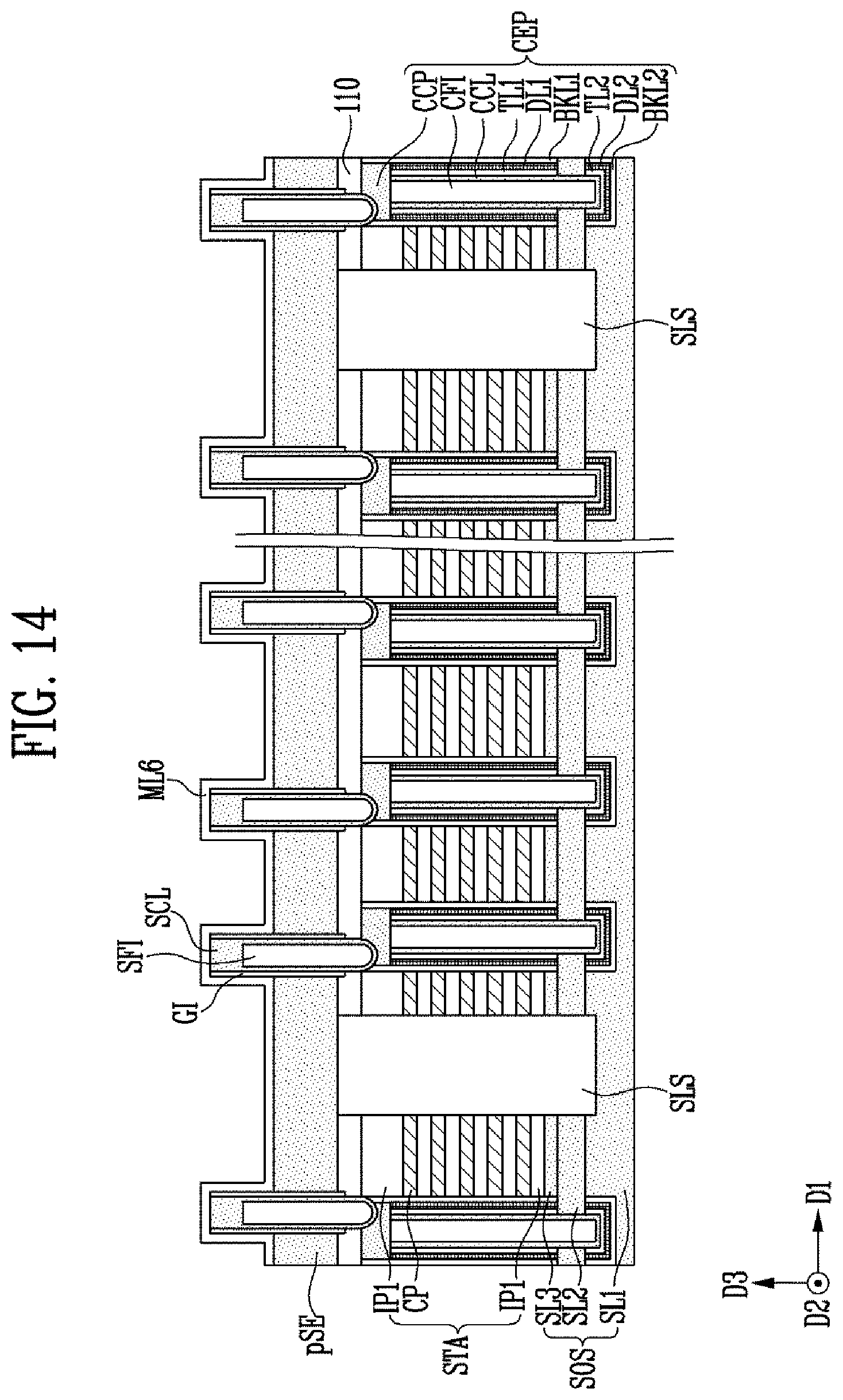 Patent US12317486 Figure 20 – Semiconductor device and manufacturing method of the semiconductor device