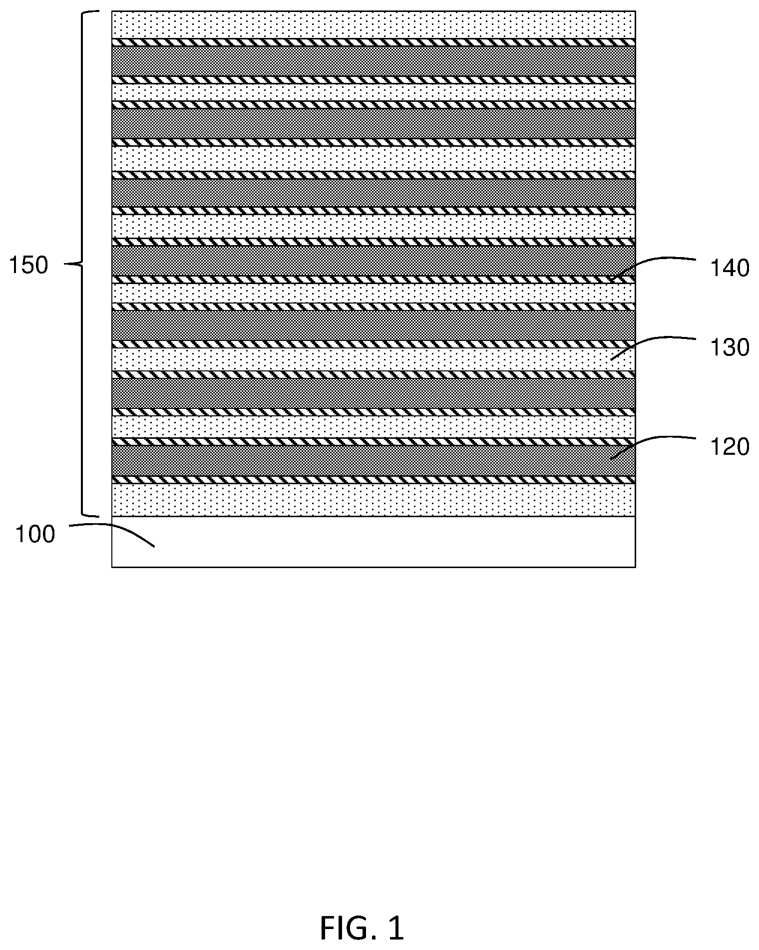 Patent US12317493 — Methods of forming 3D NAND structures with decreased pitch — Figure 1