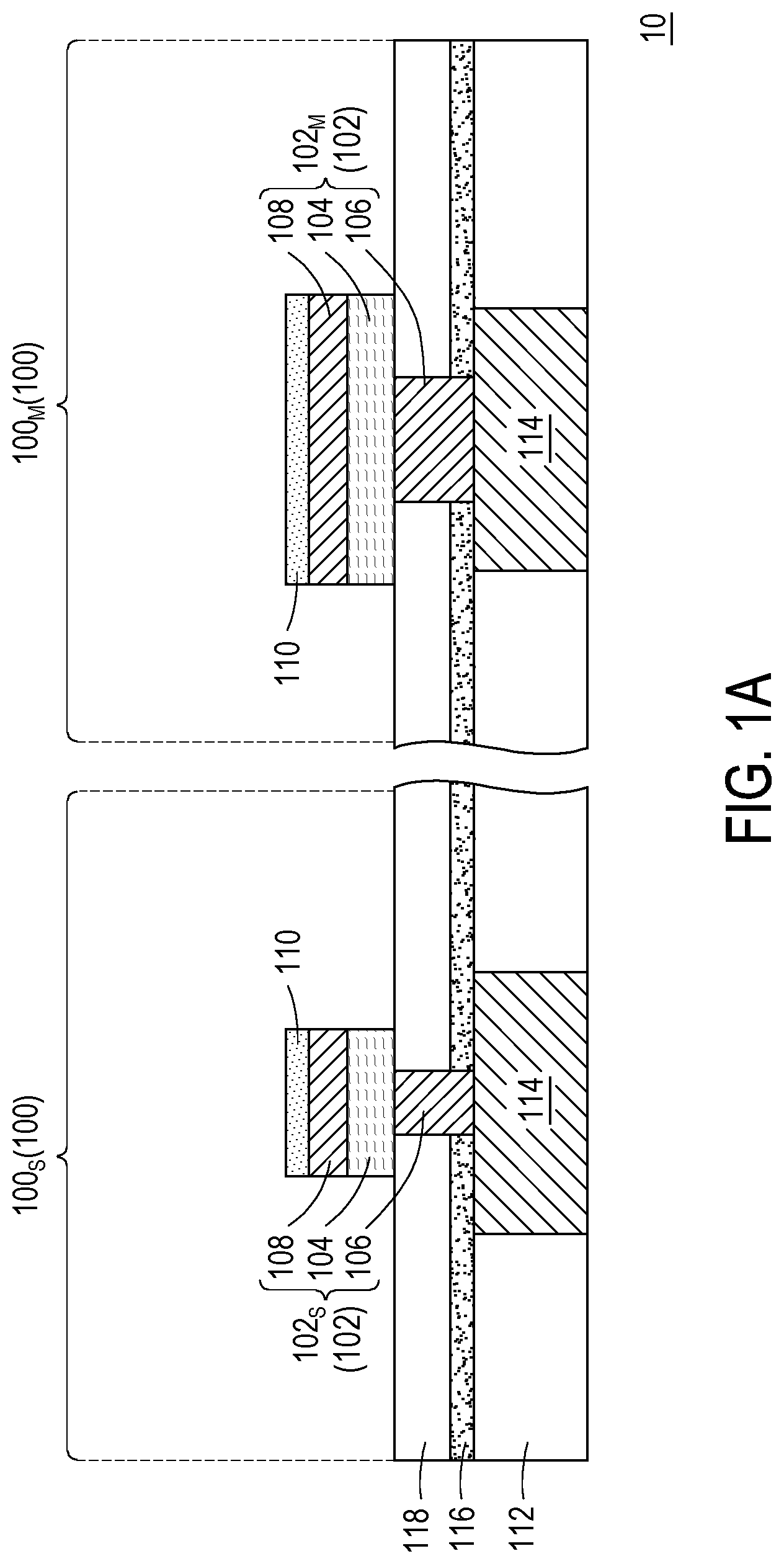 Patent US12317515 Figure 1 – Memory device and semiconductor die having the memory device