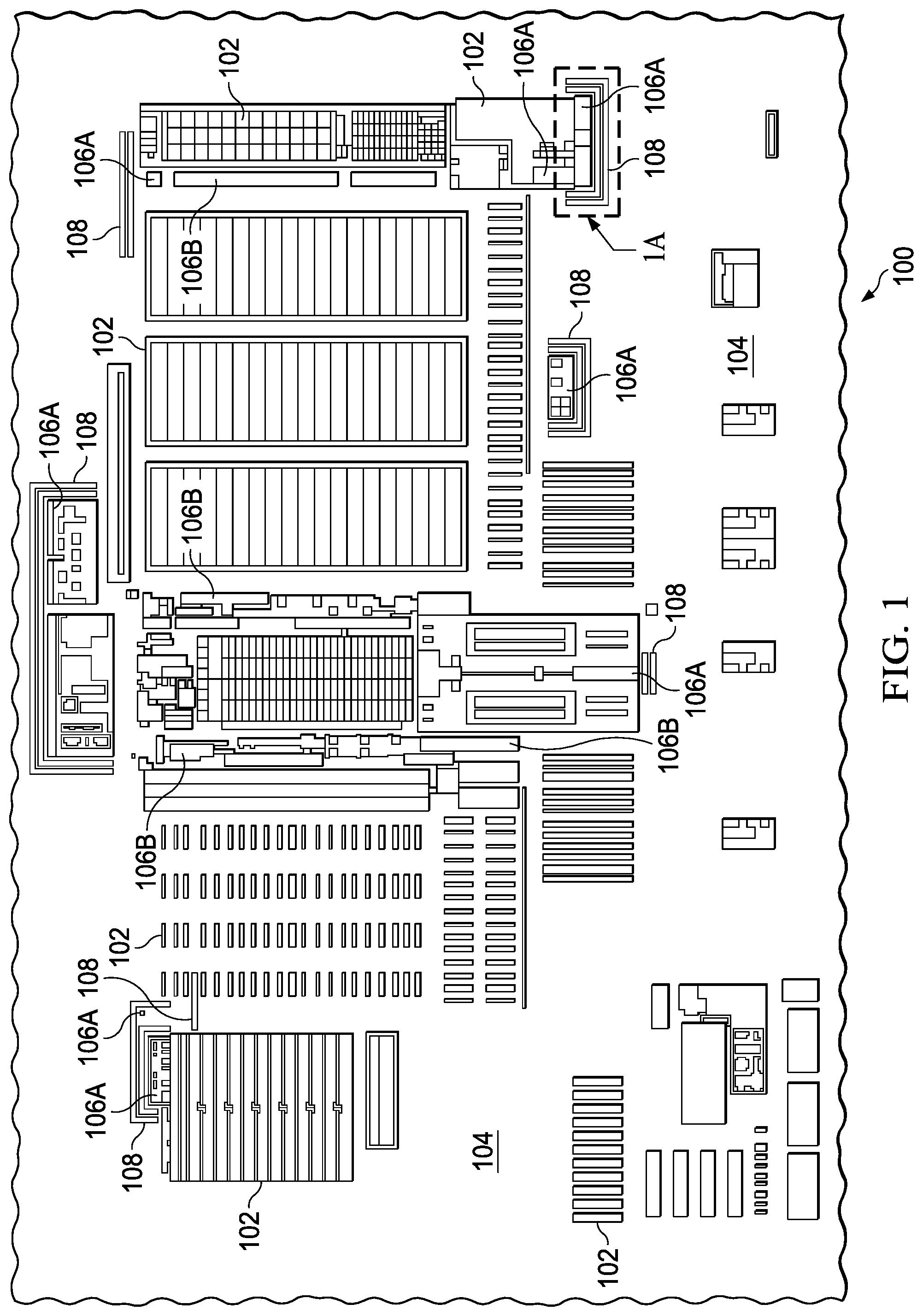 Patent US12317519 — Contaminant collection on SOI — Figure 1