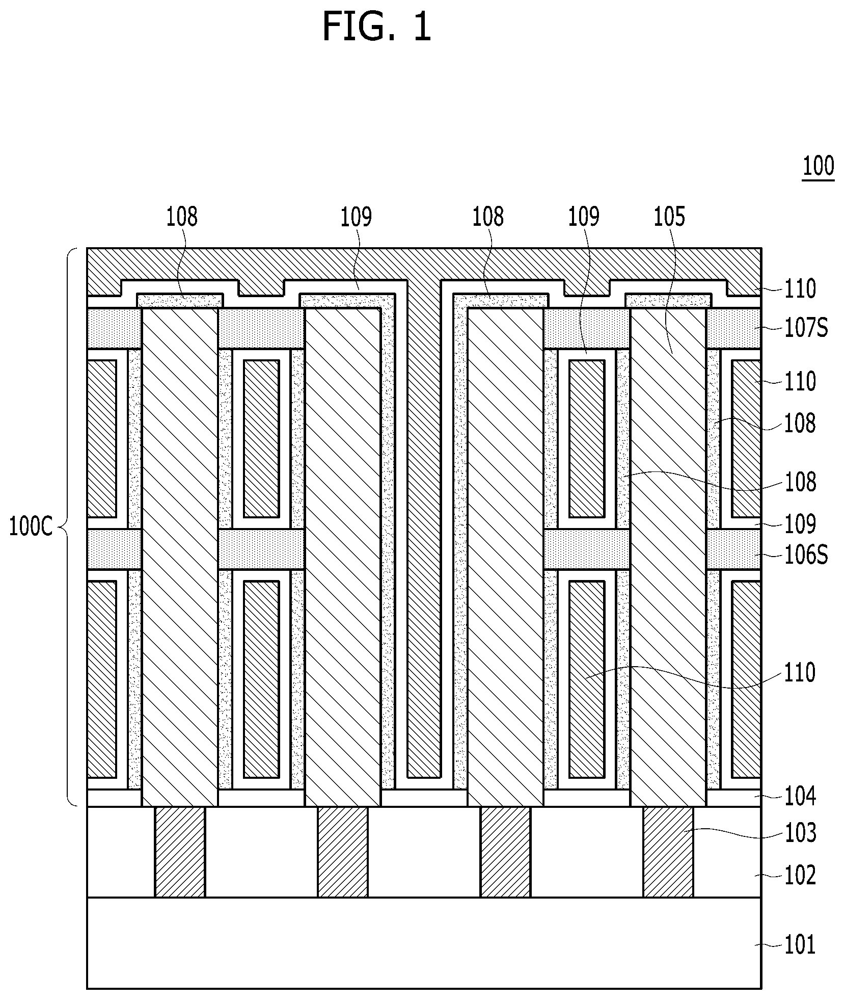 Patent US12317520 — Semiconductor device and method for fabricating the same — Figure 1