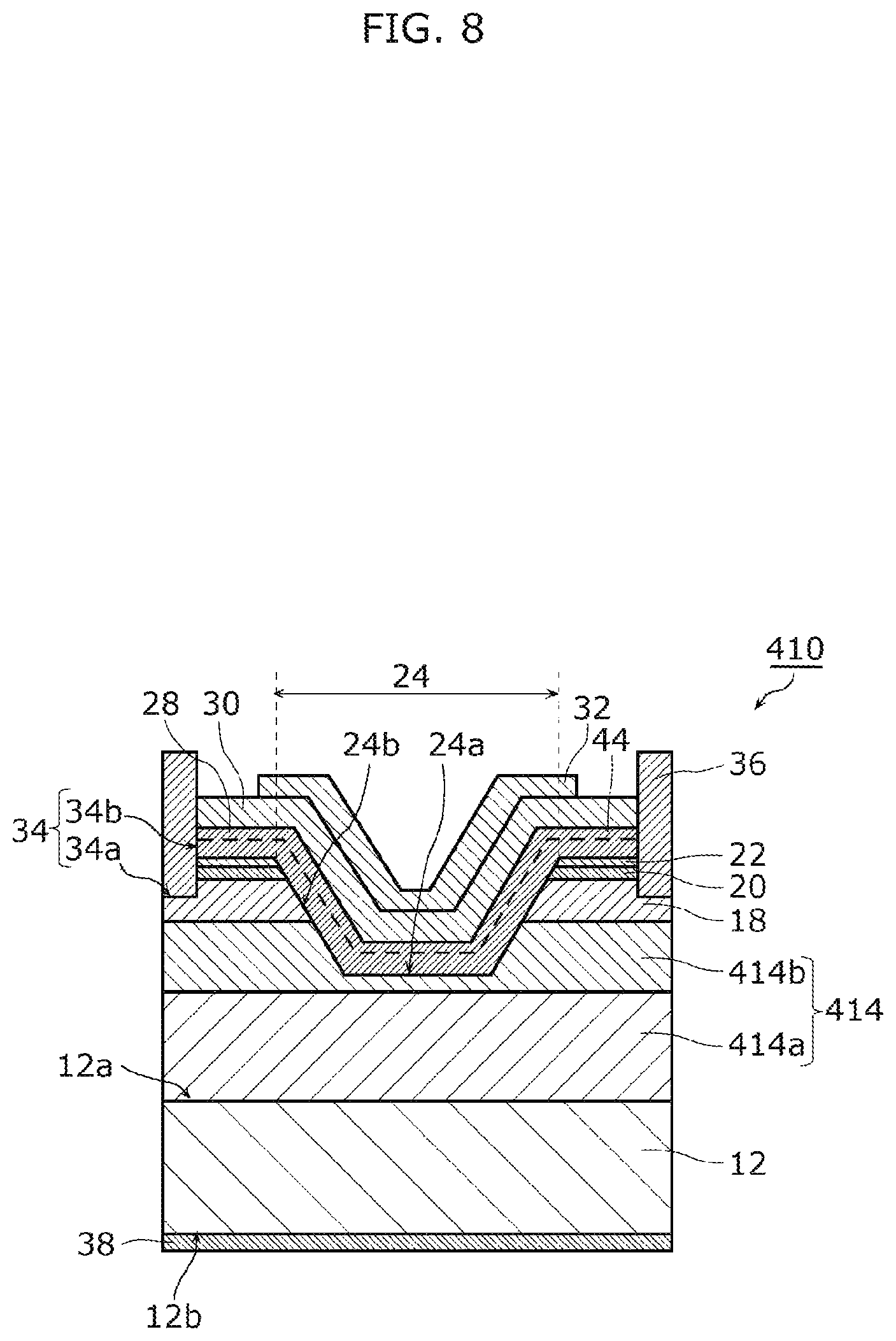 Patent US12317563 Figure 10 – Nitride semiconductor device