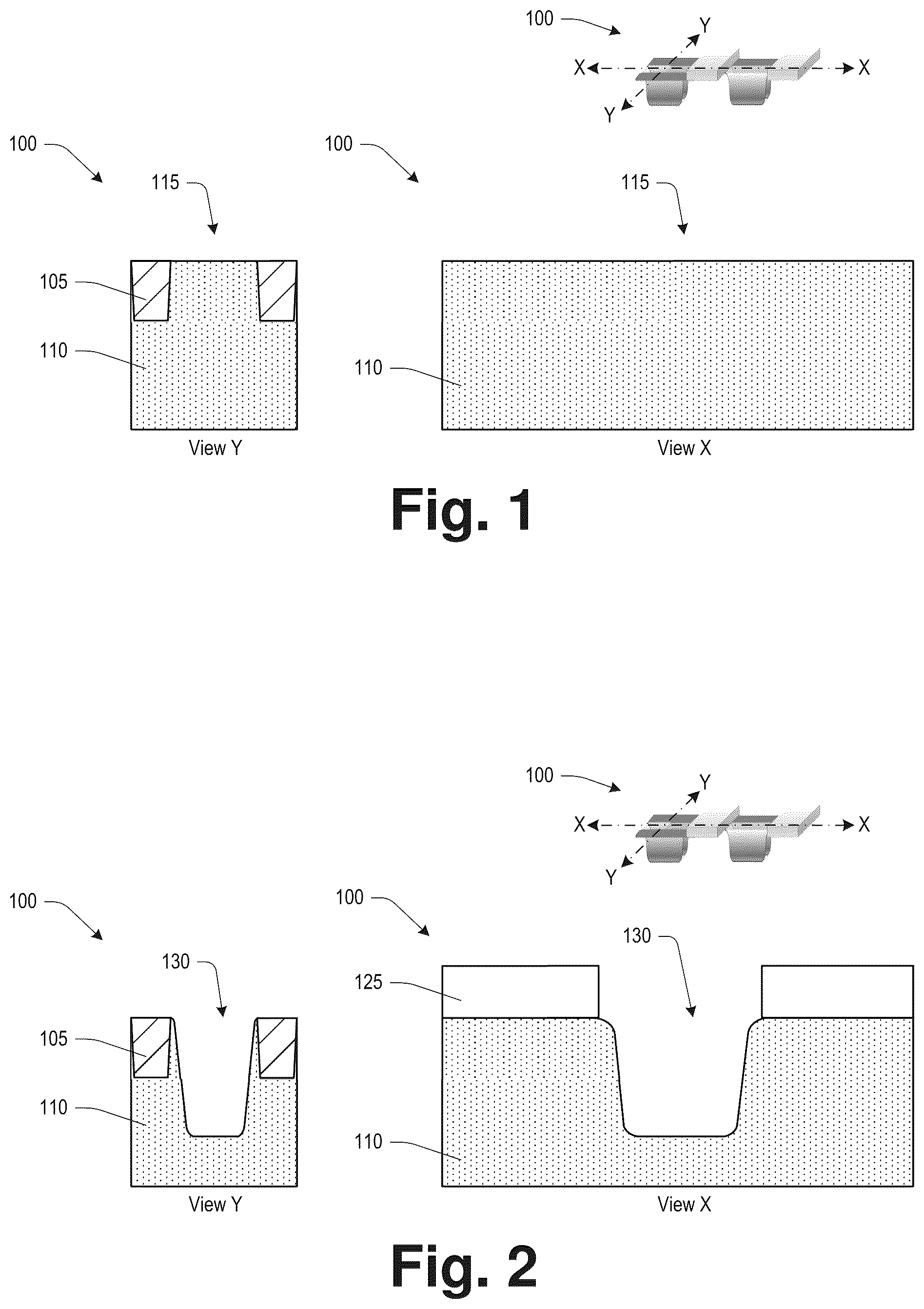 Patent US12317568 — Semiconductor structure including source/drain regions at different levels within semiconductor layer and method of manufacture — Figure 1