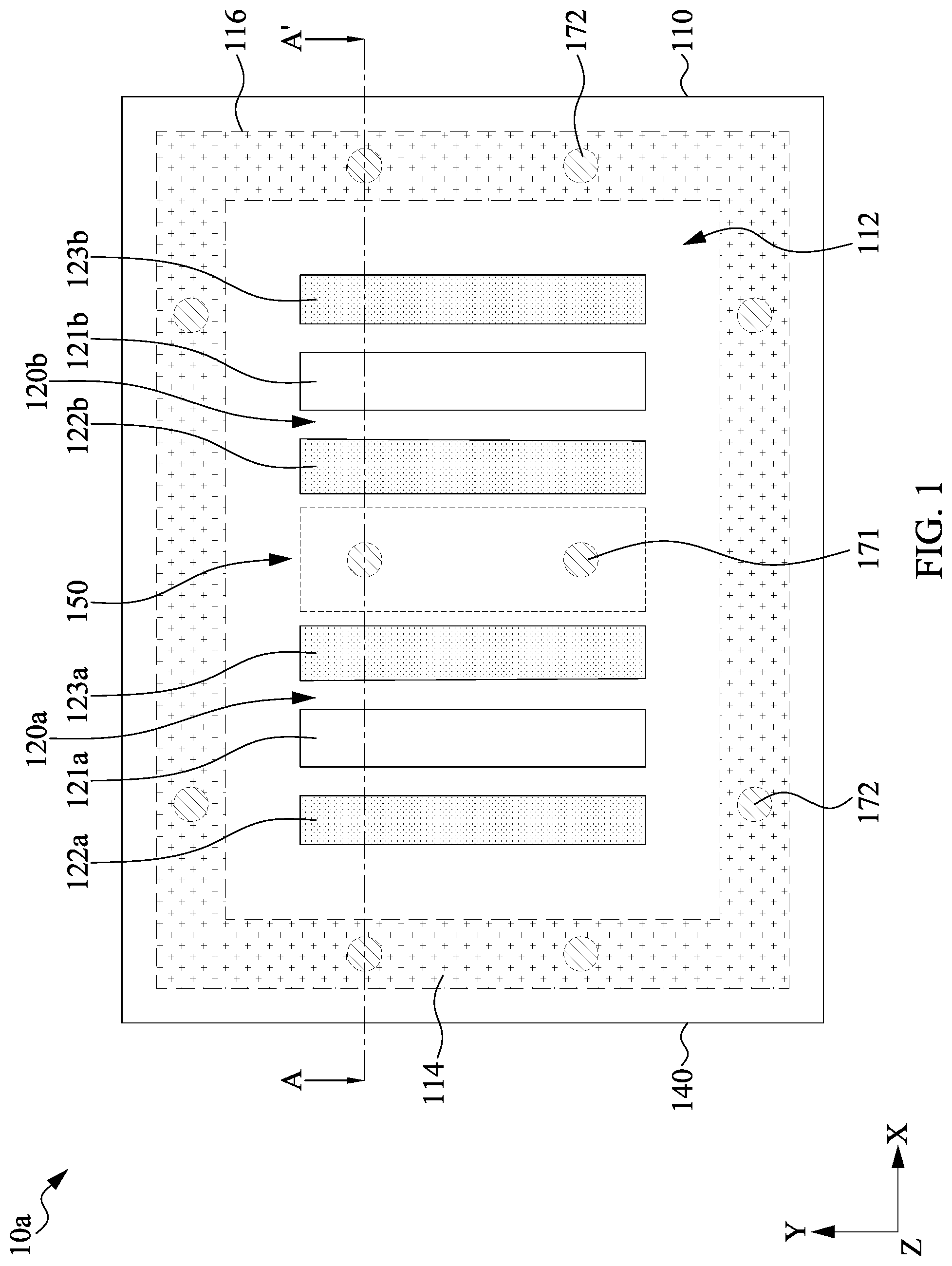 Patent US12317579 — Method for manufacturing semiconductor device structure — Figure 1