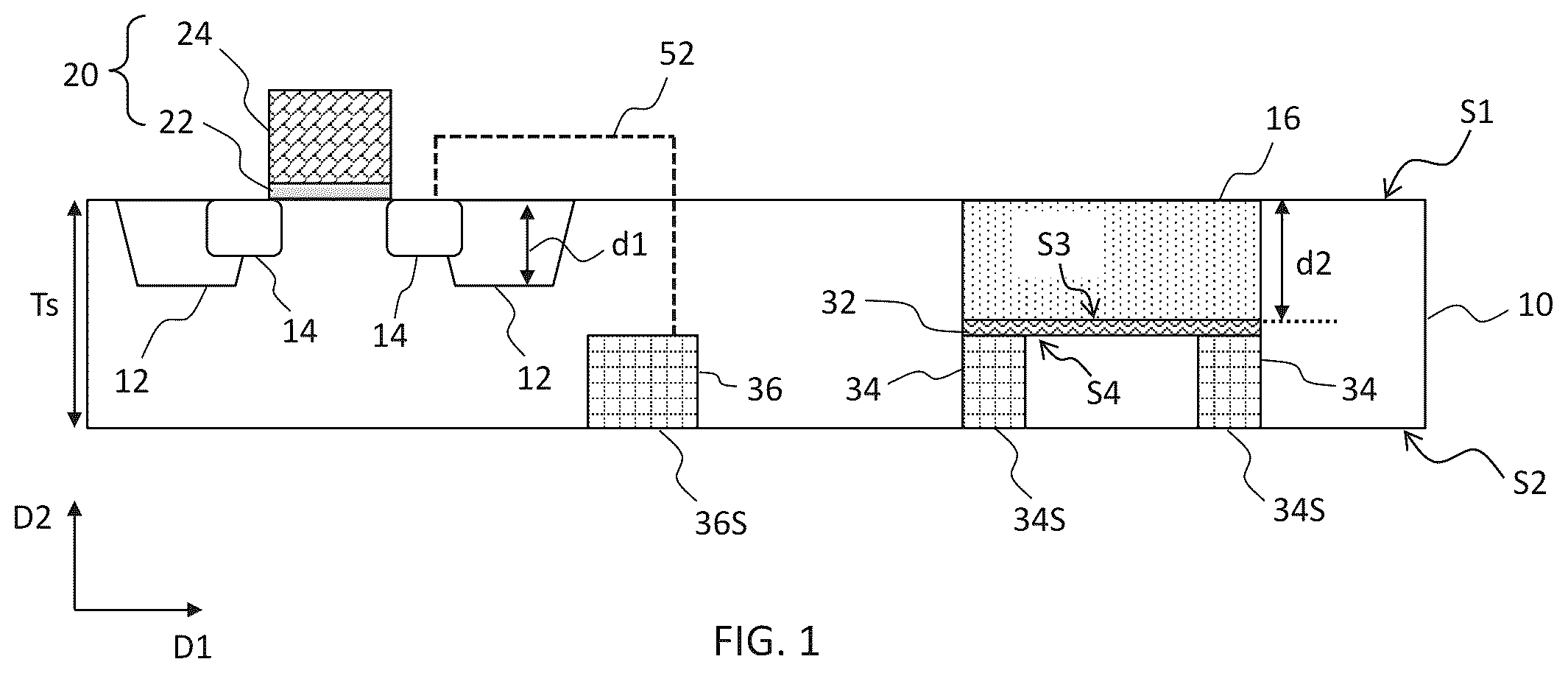 Patent US12317582 — Integrated circuit devices including a metal resistor and methods of forming the same — Figure 1