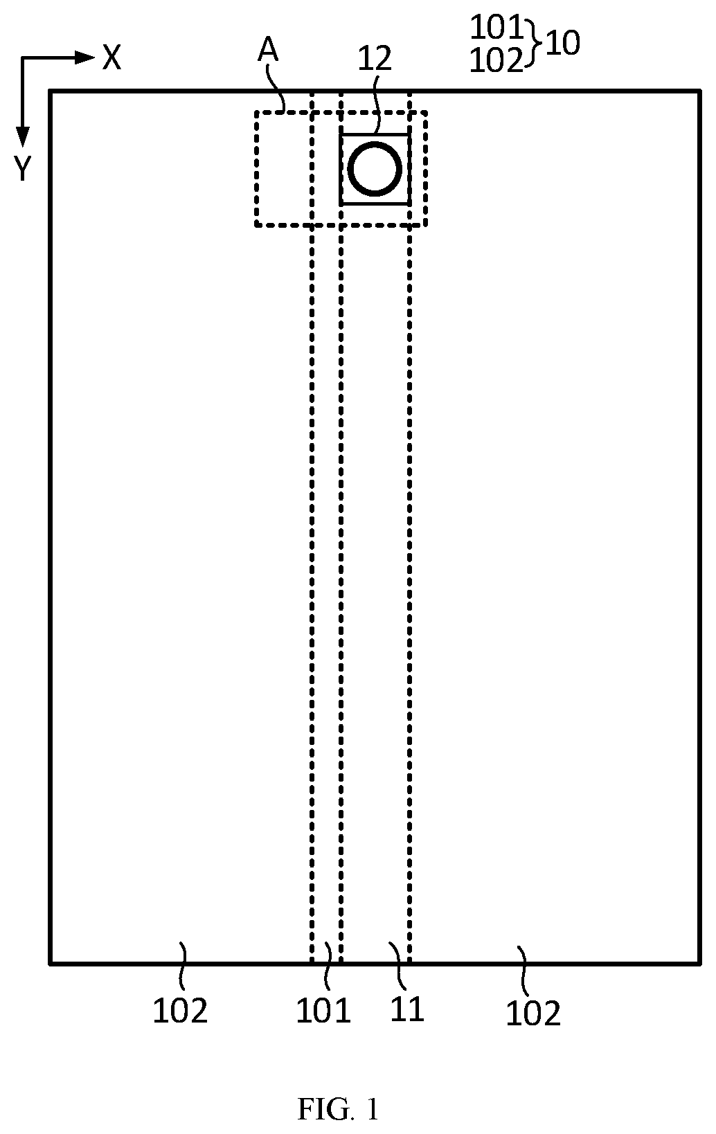 Patent US12317597 — Display panel and display device — Figure 1