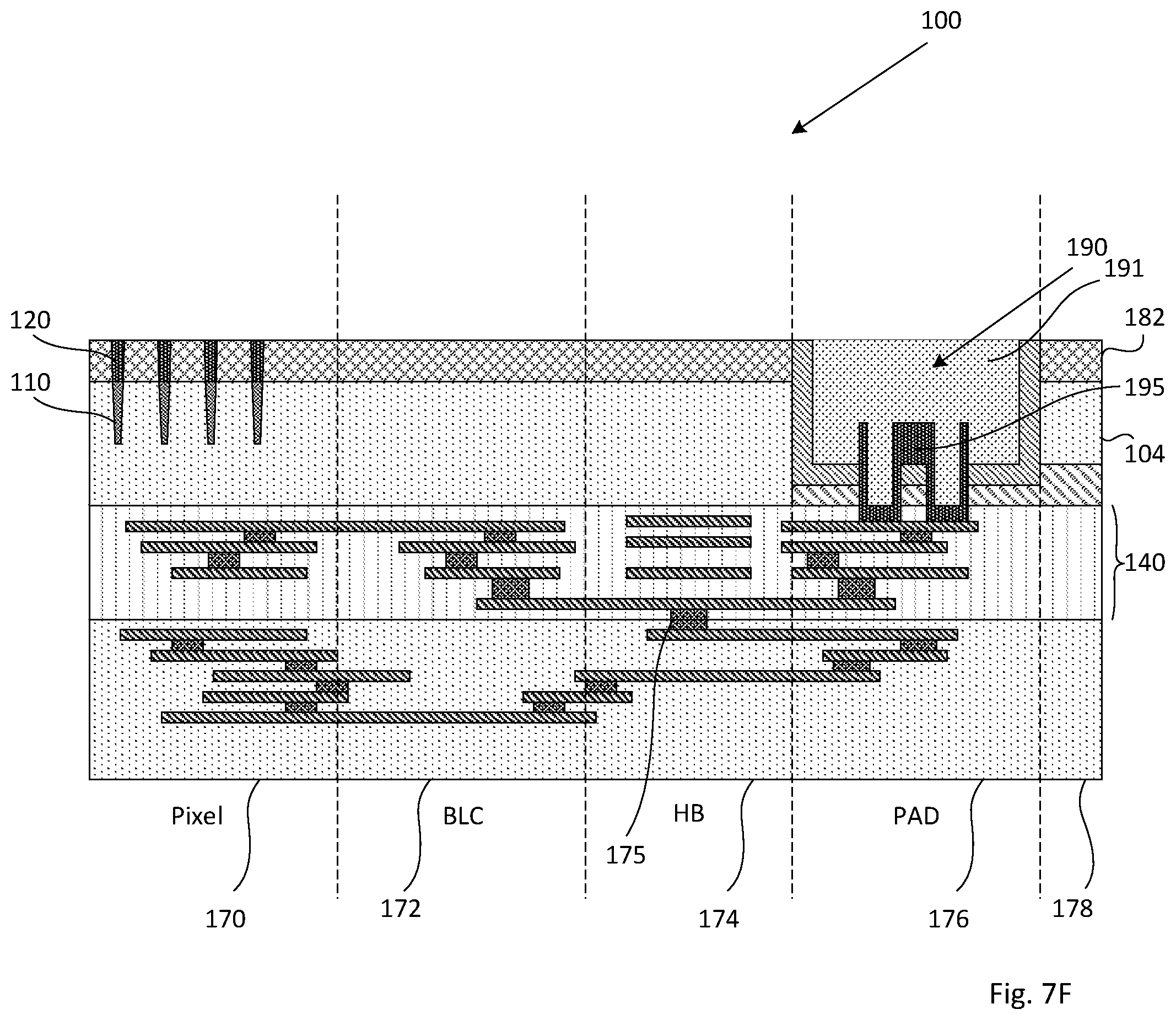 Patent US12317613 Figure 13 – Self aligned grids in BSI image sensor