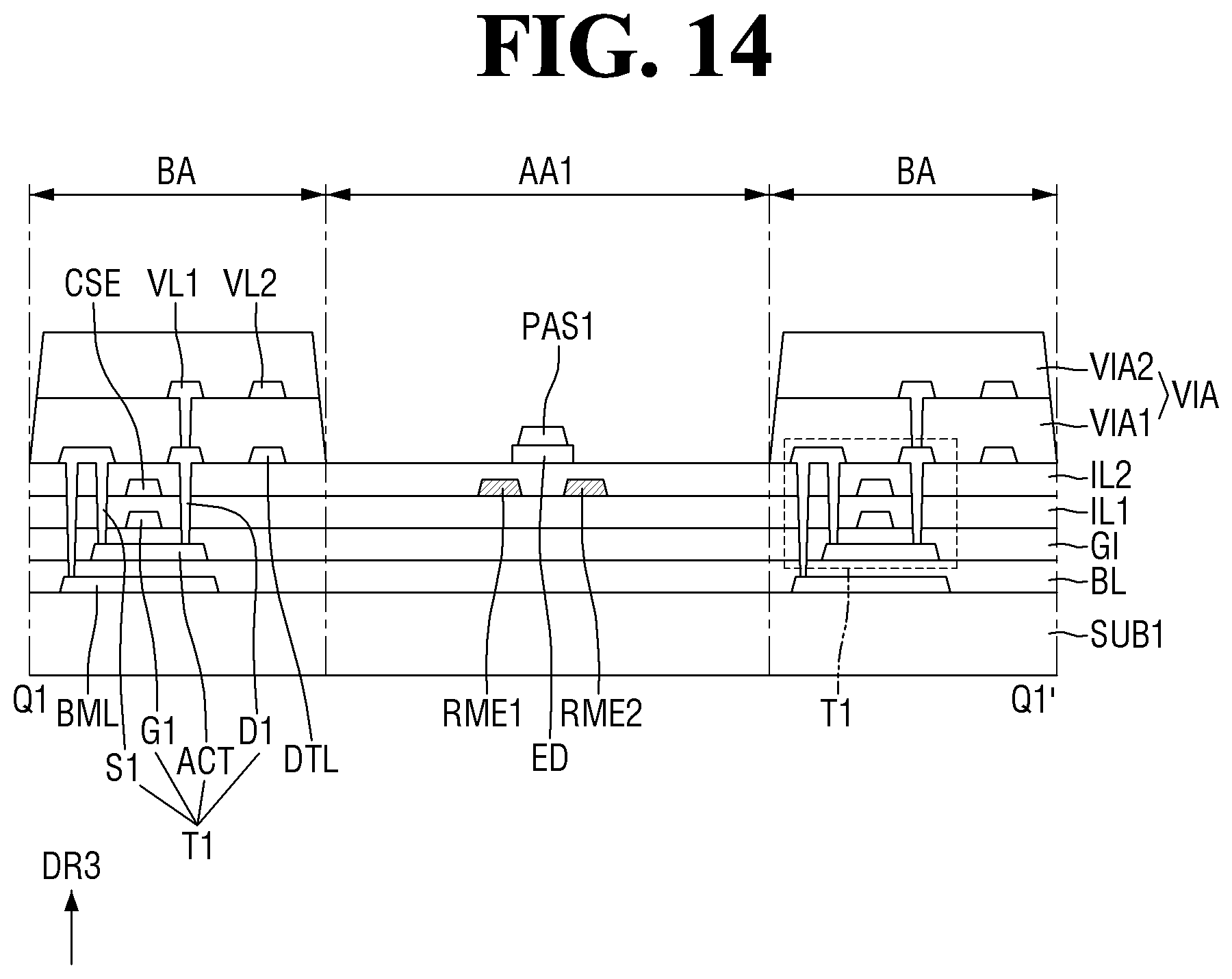 Patent US12317648 Figure 14 – Display device